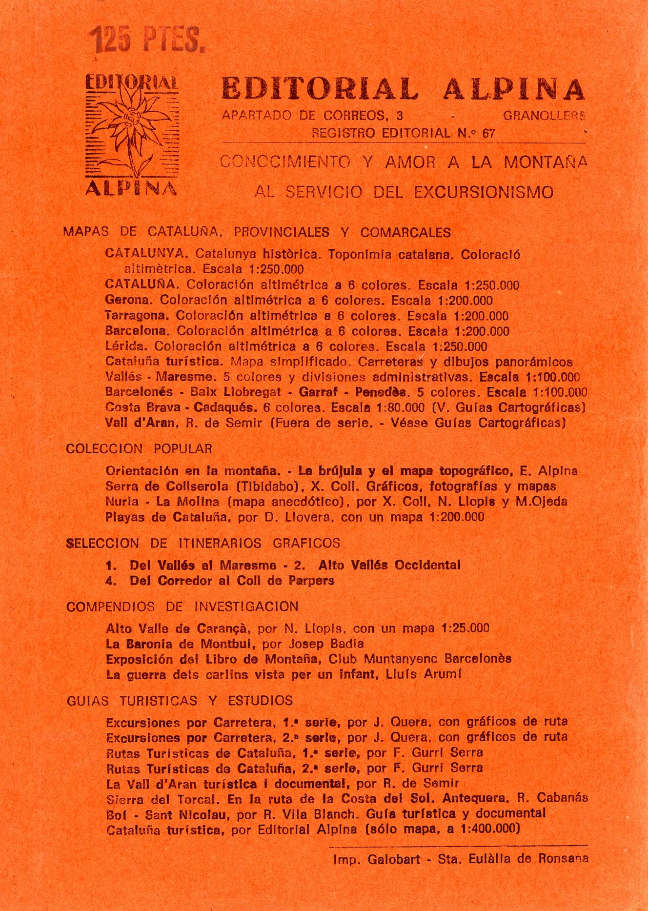 Serra del Cadí Pedraforca : Serra Pedragosa - Cadinell - Tancalaporta - Costa Freda : Tuixén - Gósol - Saldes - El Quer - Miniatura 6