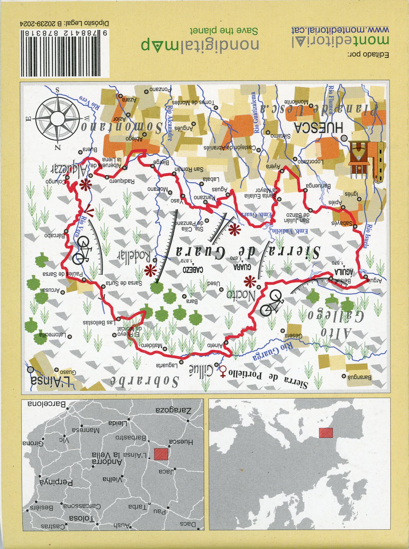 Sierra de Guara : Cañon del río Vero - Las Bellotas - Río Flumen - Valle de Serrablo - Sierrahún - Vadiello : Grand Gravel - Miniatura 2
