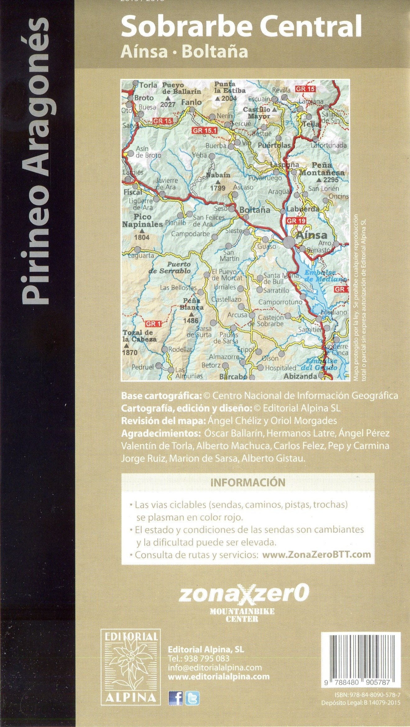 Sobrarbe Central : Aínsa : Boltaña - Miniatura 2