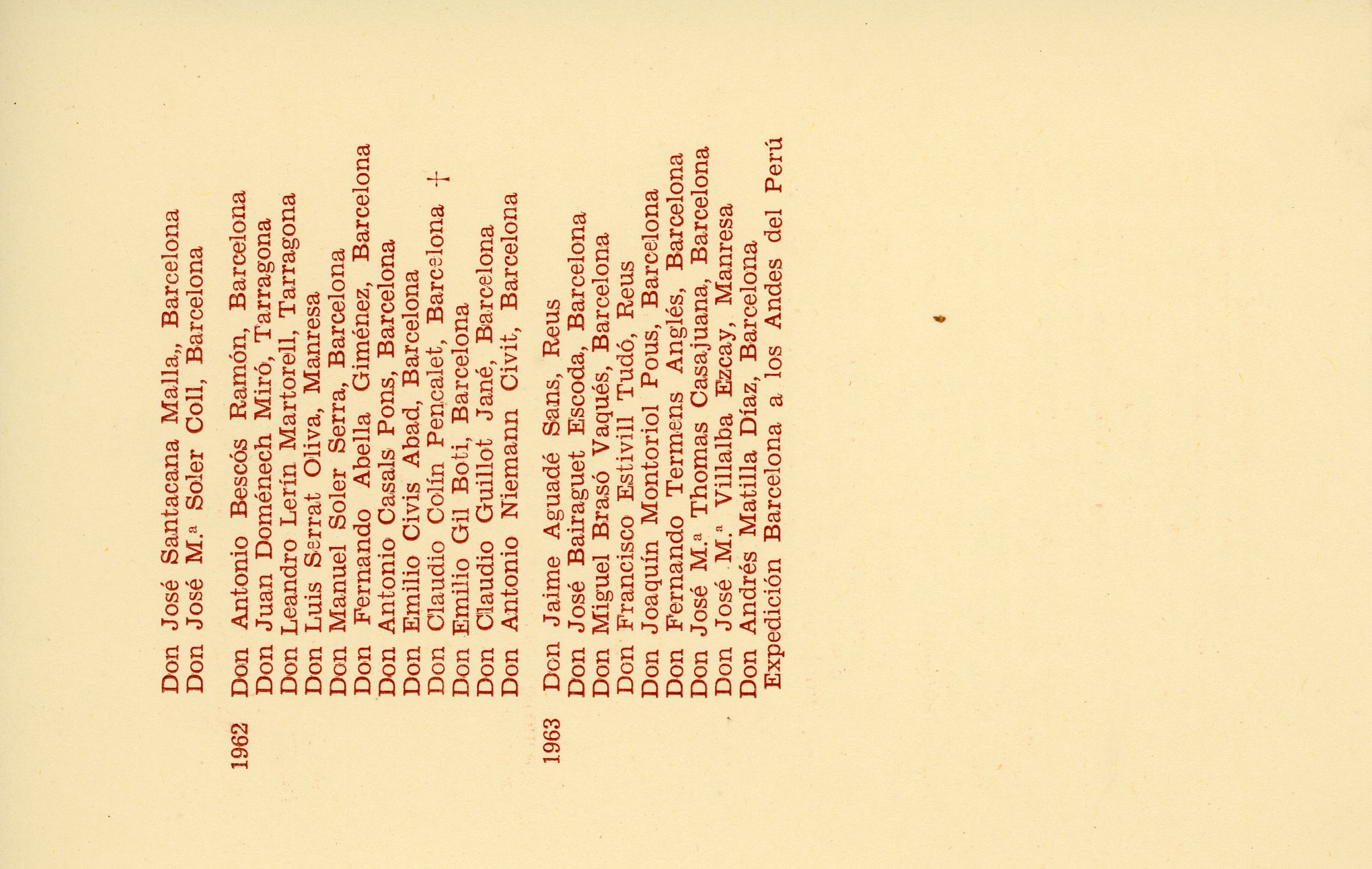 "Sopar dels Muntanyencs" que la Federación Catalana de Montañismo dedica a los señores socios... - Miniatura 3