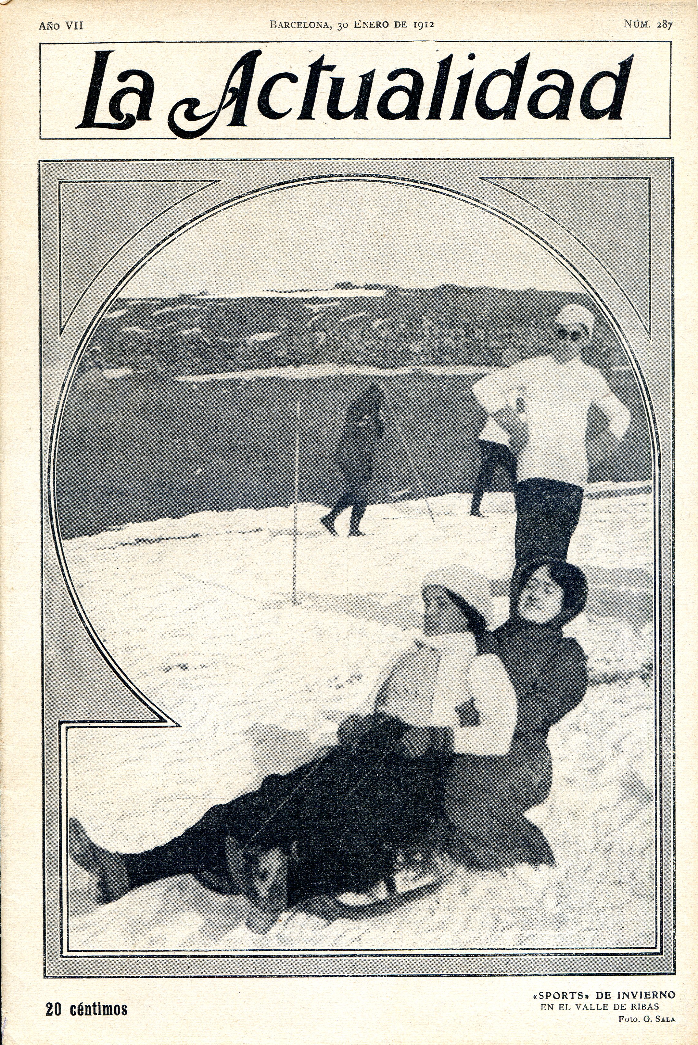 "Sports" de invierno : En el Valle de Ribas - Portada