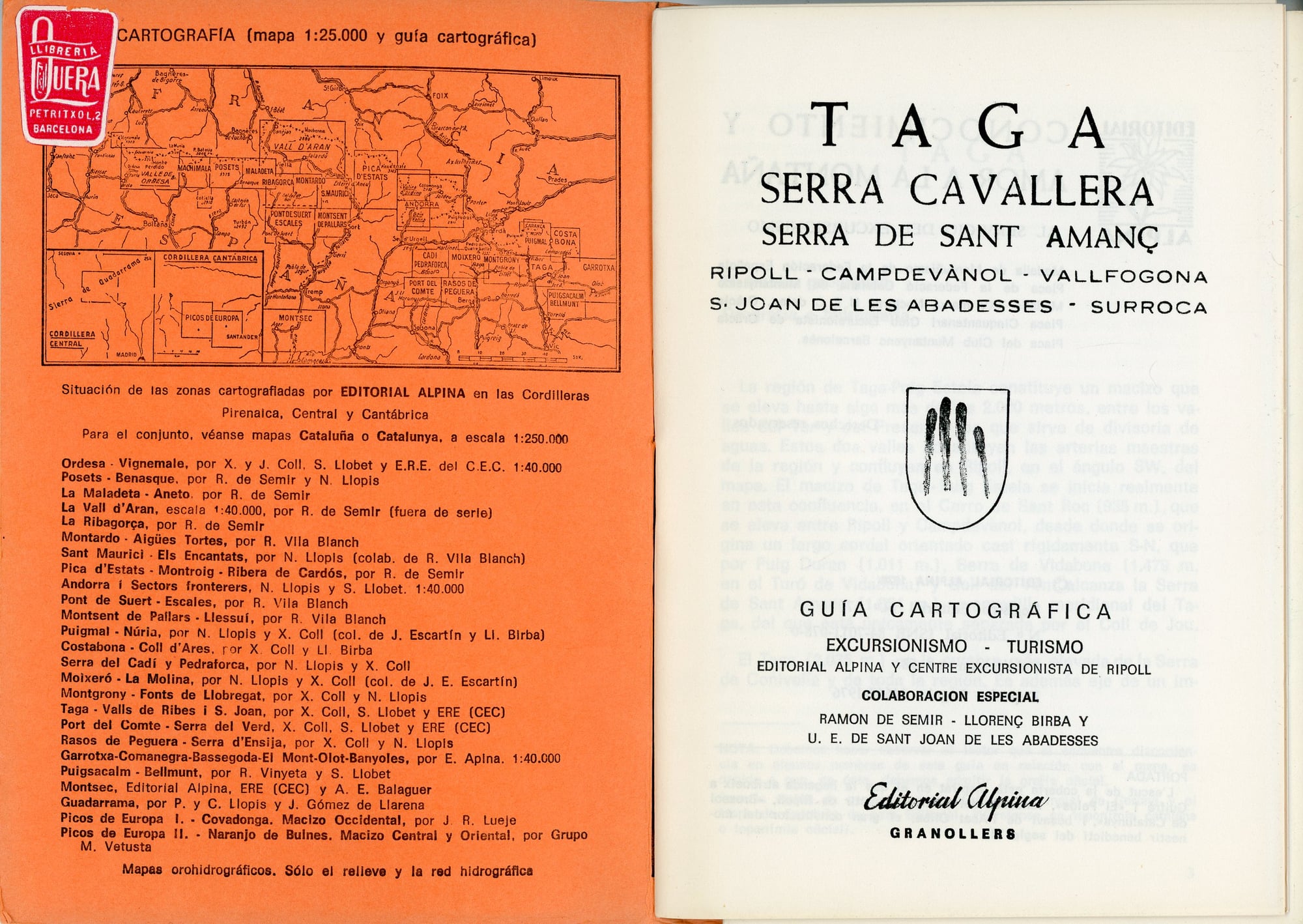 Taga : Serra Cavallera : Serra de Sant Amanç : Ripoll - Campdevànol - Vallfogona - S. Joan de les Abadesses - Surroca - Miniatura 2