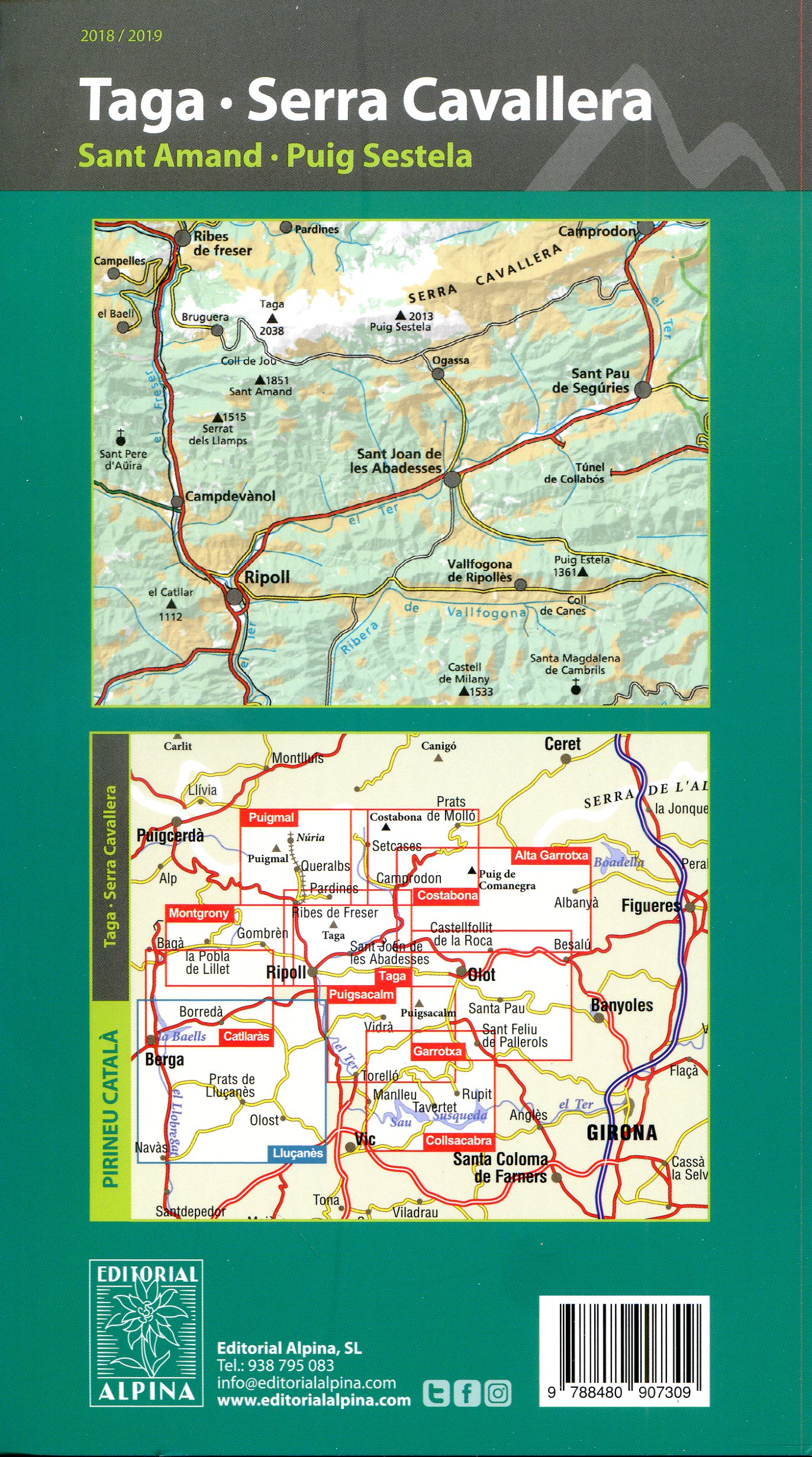 Taga : Serra Cavallera : Sant Amand · Puig Estela - Miniatura 2