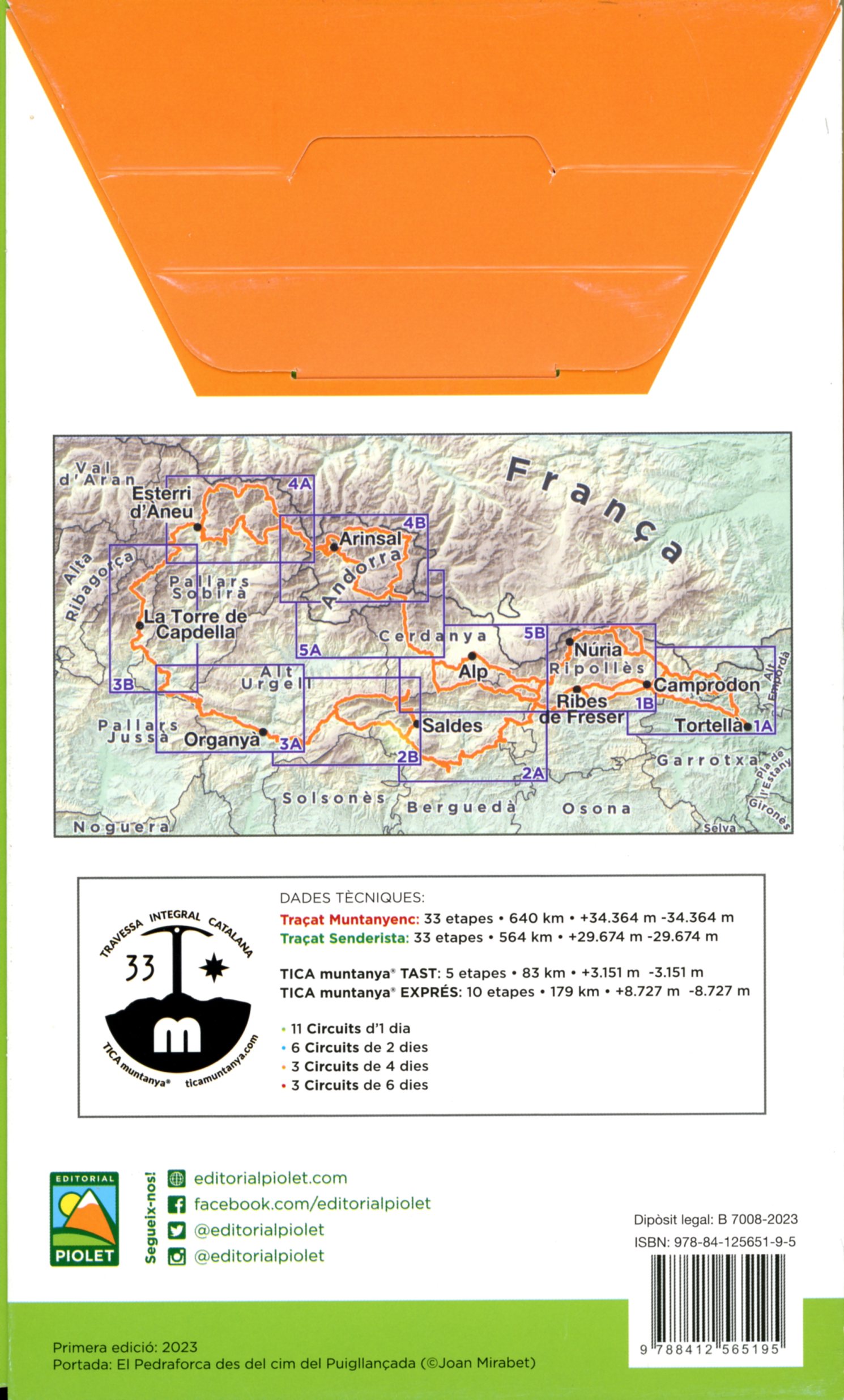 TICA muntanya : Travessa Integral Catalana : Garrotxa, Ripollès, Berguedà, Alt Urgell, Pallars Jussà, Pallars Sobirà, Cerdanya i Andorra - Miniatura 2