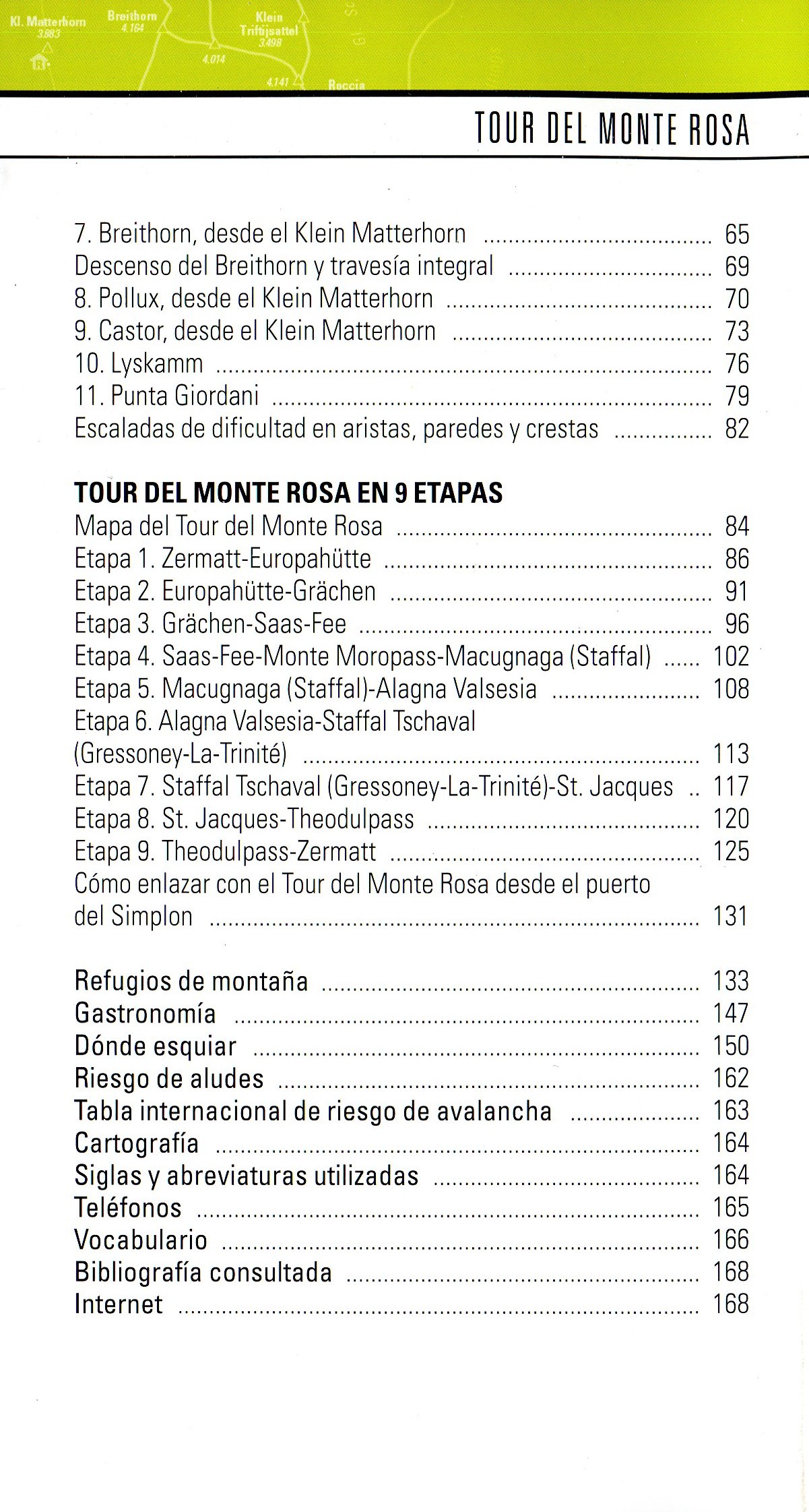 Tour del Monte Rosa : 9 etapas-11 itinerarios y ascensiones : Valais - Valle de Aosta - Piamonte - Miniatura 3