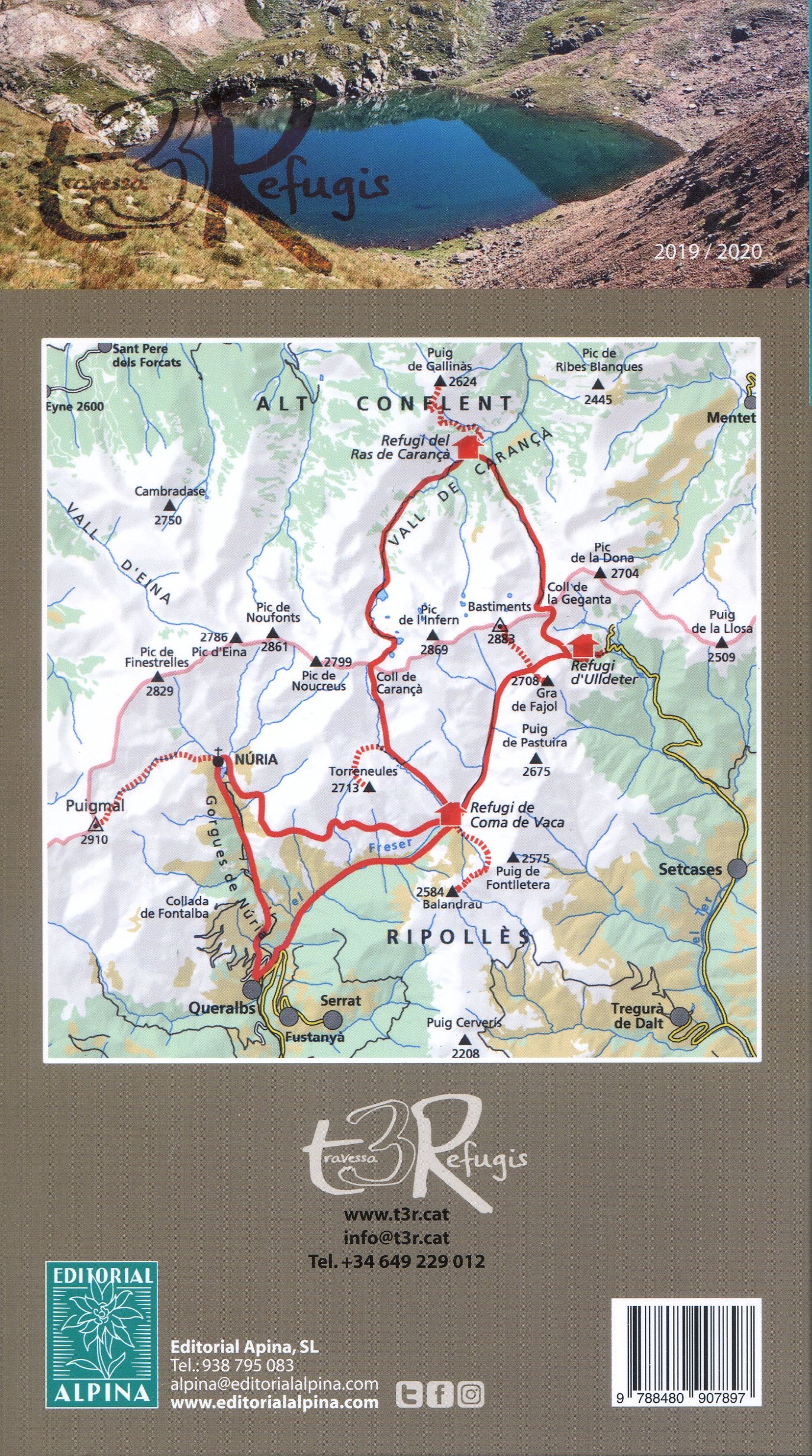 Travessa 3 Refugis : Carançà · Ulldeter · Coma de Vaca - Miniatura 2