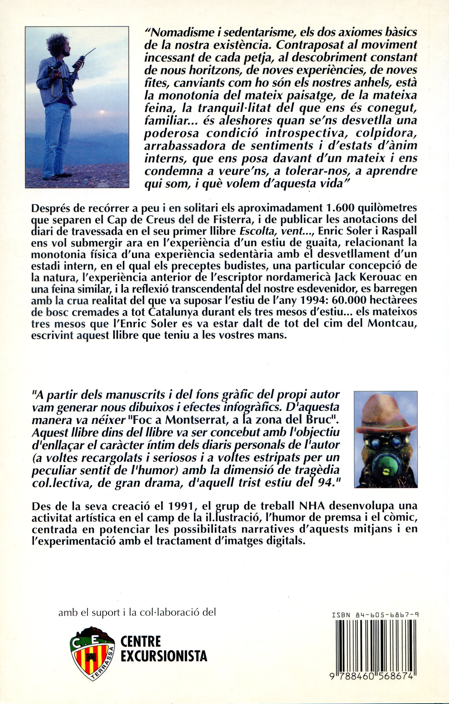 Un estiu de guaita : Quadern d'anotacions escrites dalt del cim del Montcau durant l'estiu de 1994 - Miniatura 2