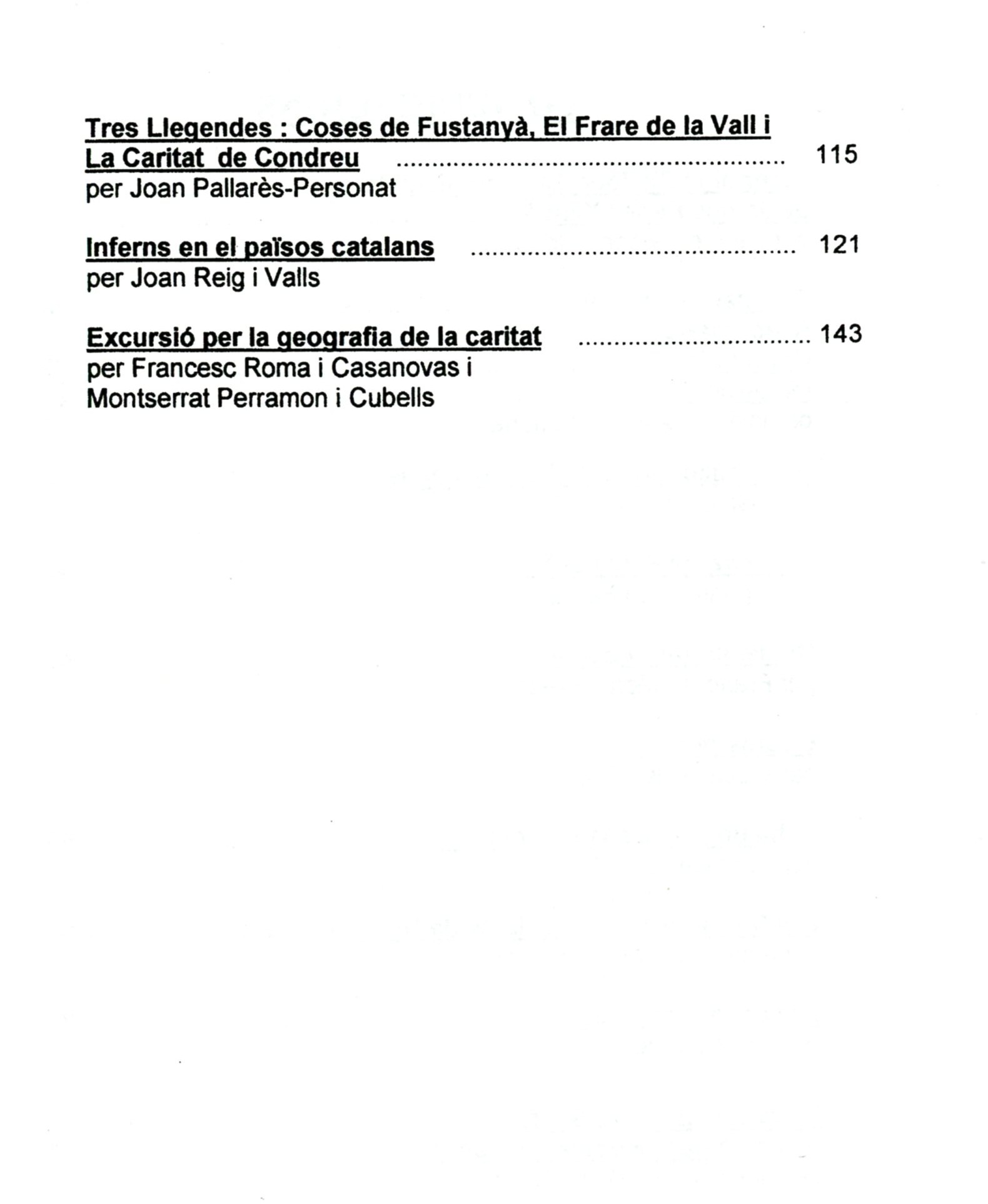 VI Jornades de Literatura Excursionista : Memorial Jaume Peris i Xancó : 27 - novembre - 1999 - Miniatura 3
