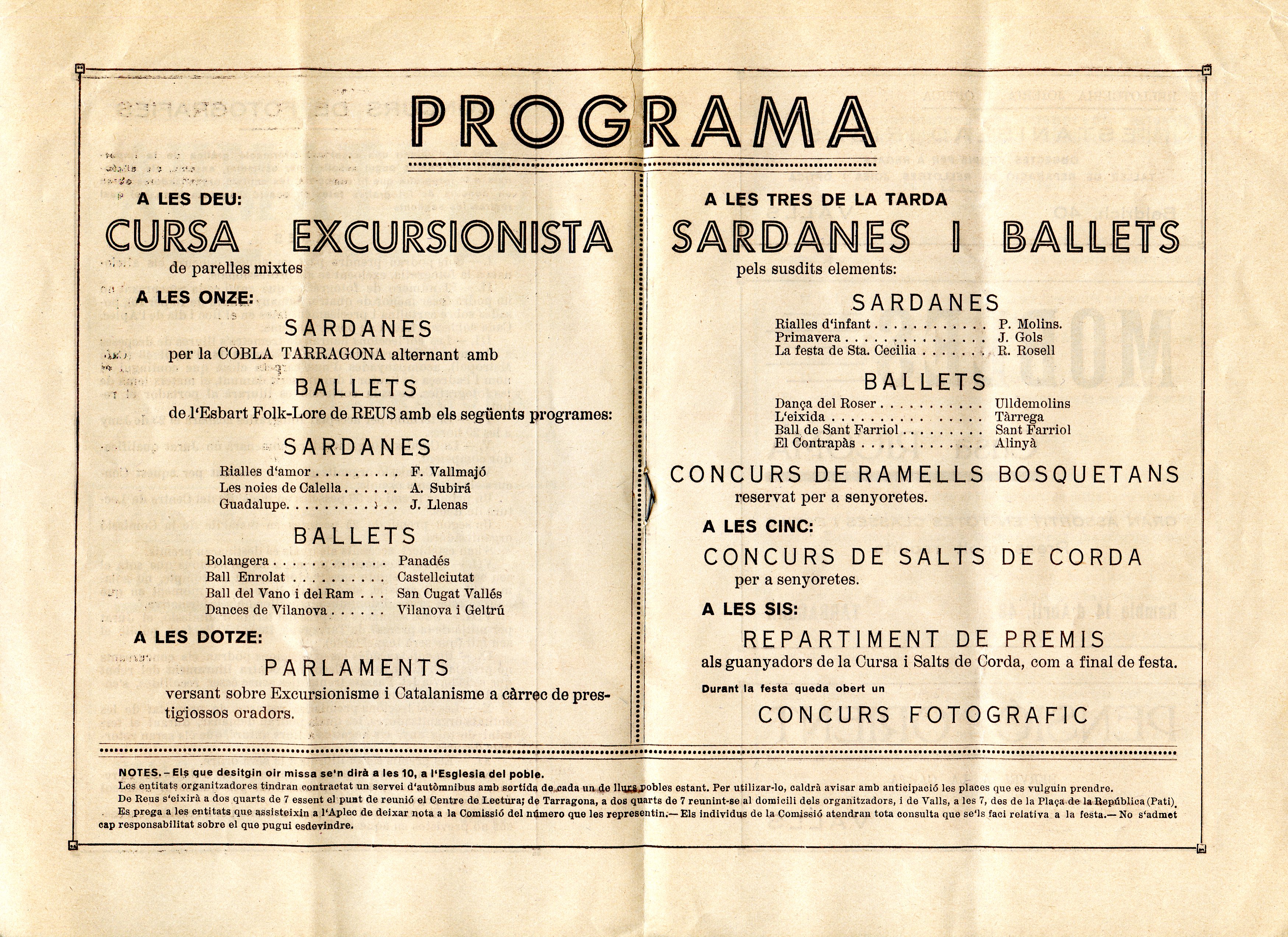 VIII Aplec excursionista de les comarques tarragonines : 10 de juny de 1934 : Vallespinosa - Miniatura 2