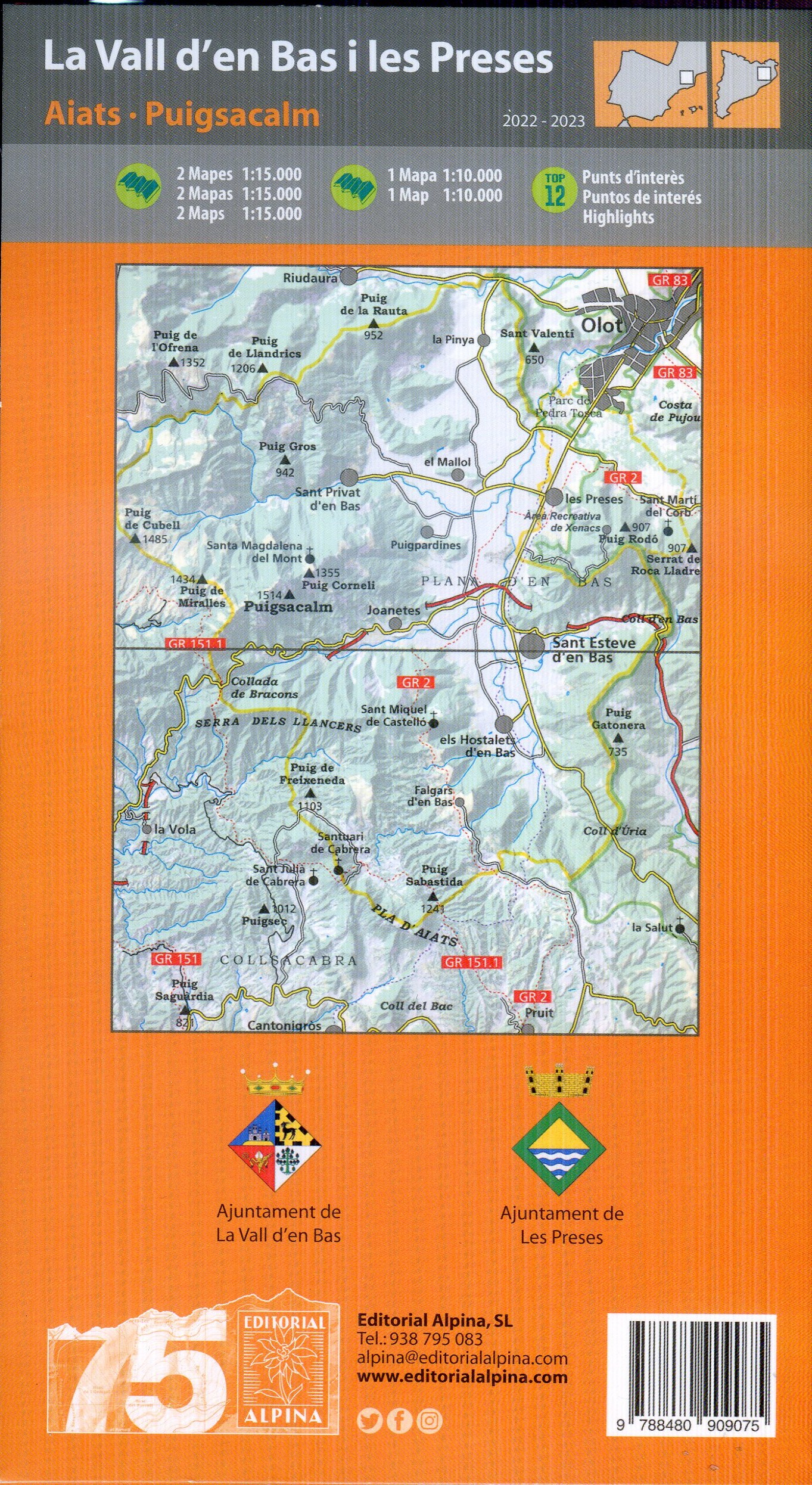 Vall d'en Bas i les Preses, La : Aiats · Puigsacalm - Miniatura 2