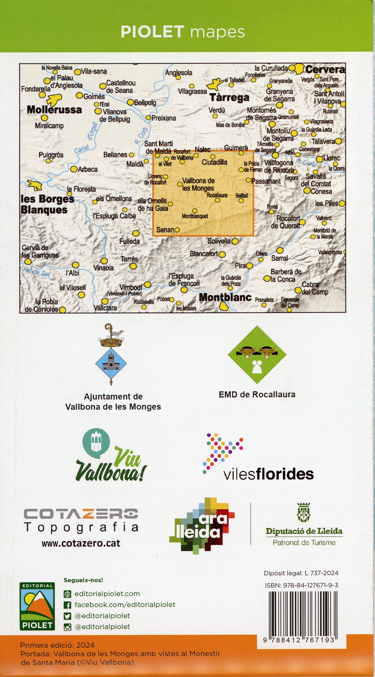 Vallbona de les Monges : Rutes pel terme municipal - Miniatura 3