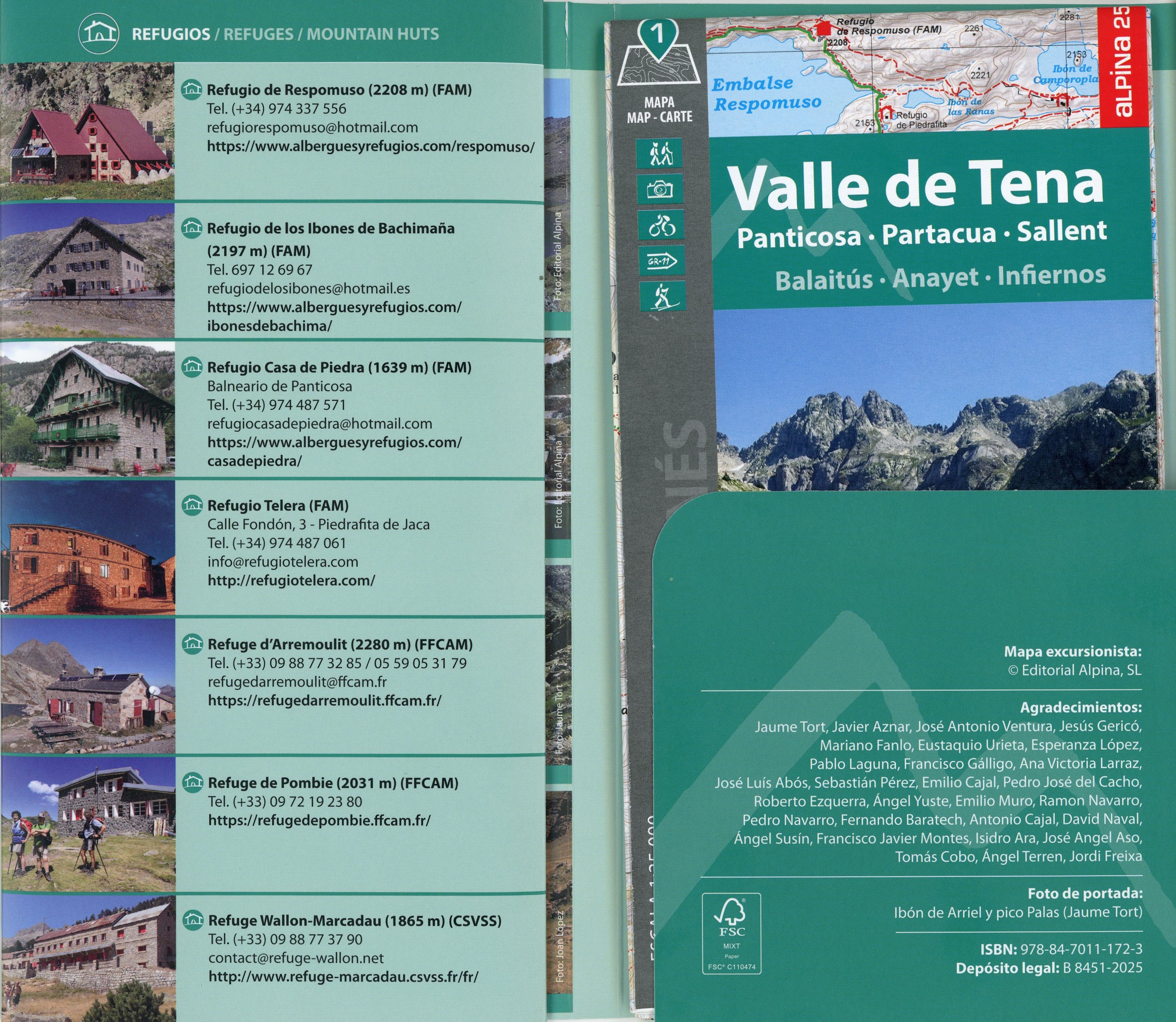 Valle de Tena : Panticosa · Partacua · Sallent : Balaitús · Anayet · Infiernos - Miniatura 2