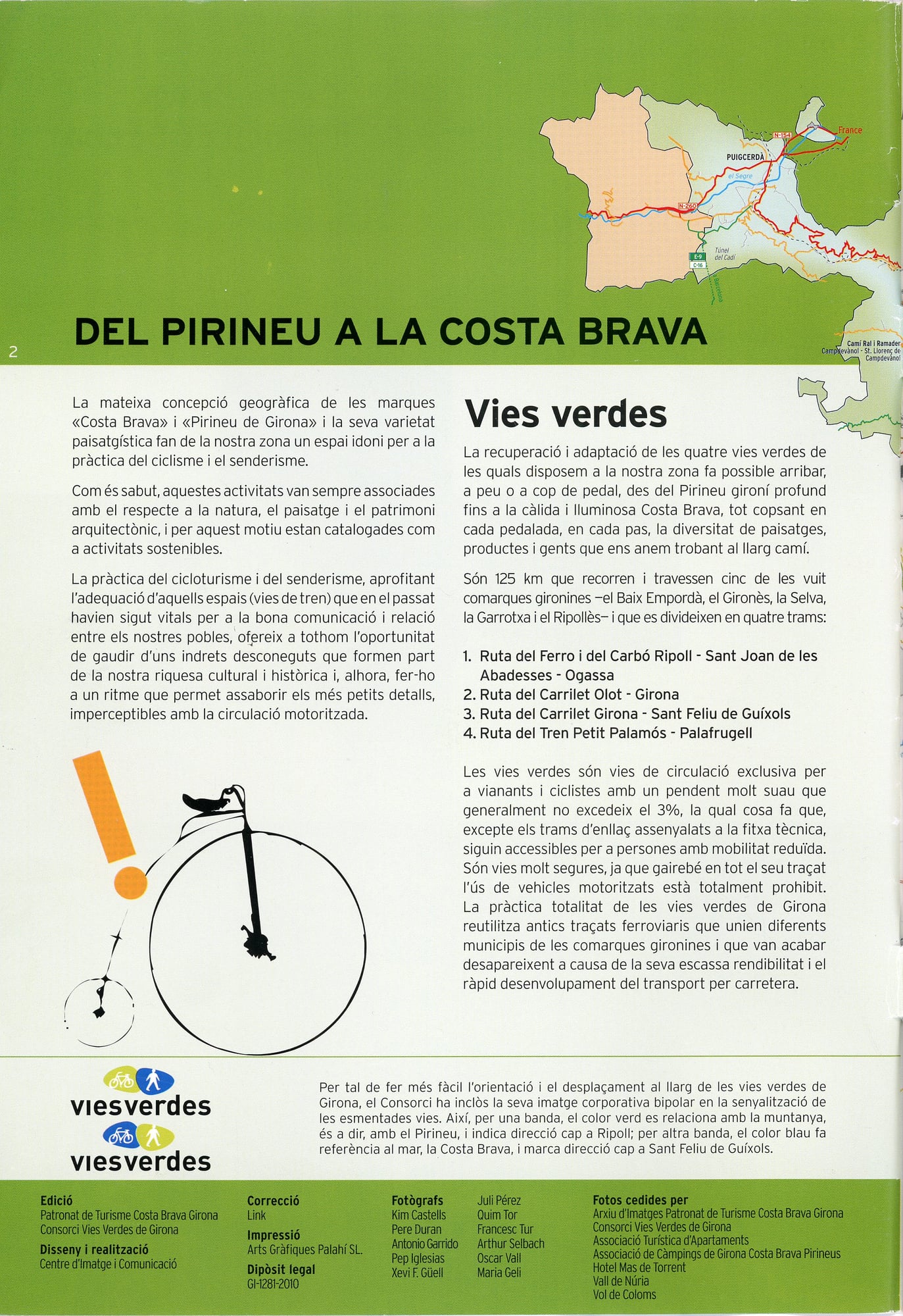 Vies verdes : Costa Brava Pirineu de Girona - Miniatura 3