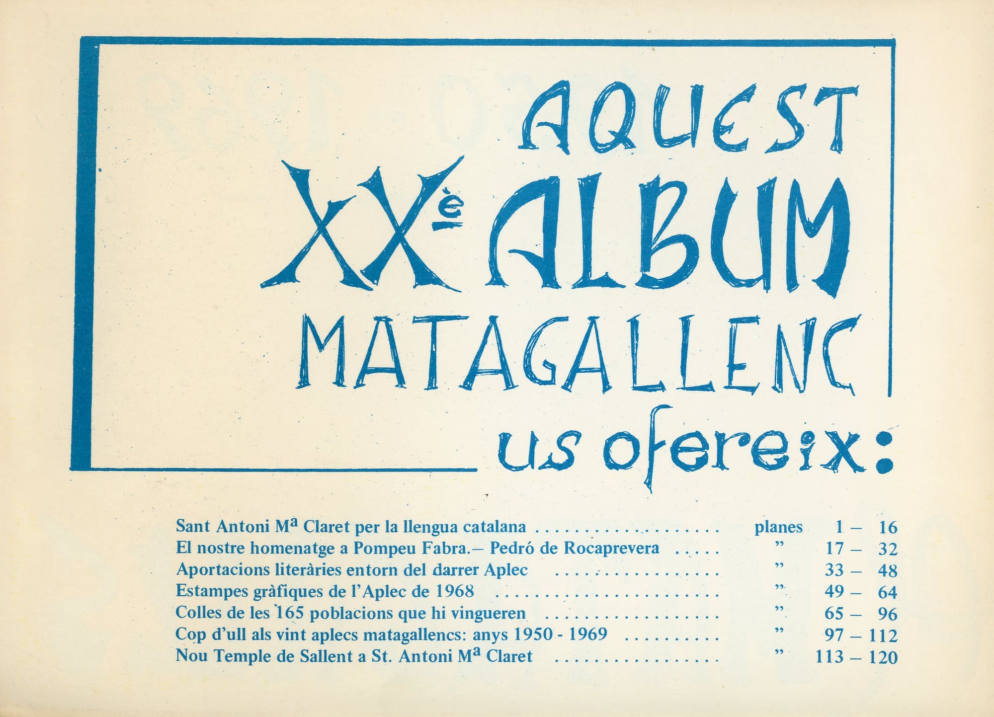 Vint aplecs al Matagalls 1950 - 1969 - Miniatura 2