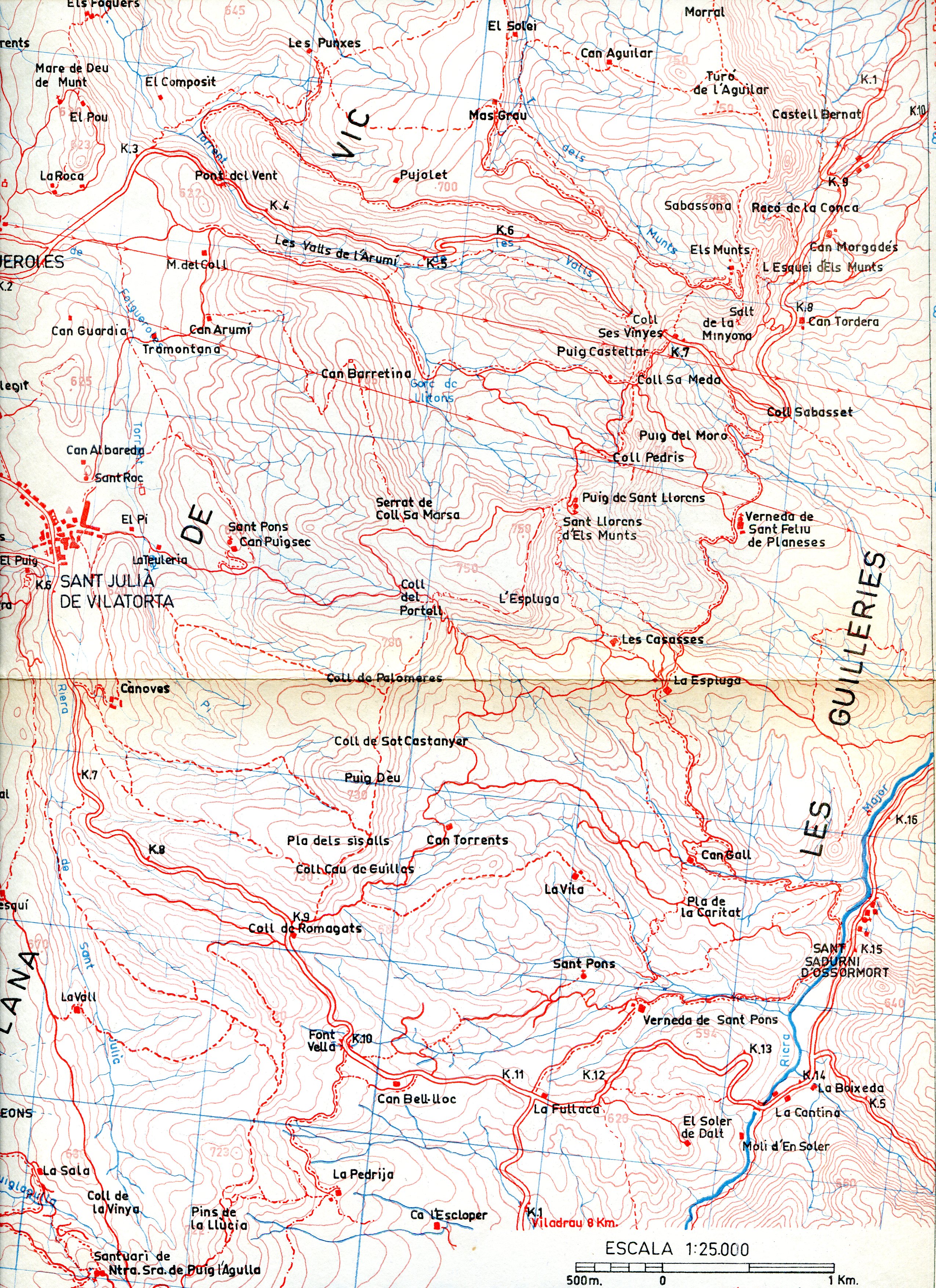 X Marxa Social per Muntanya :Coordenades Lambert : 9 d'Octubre del 1966 - Miniatura 2