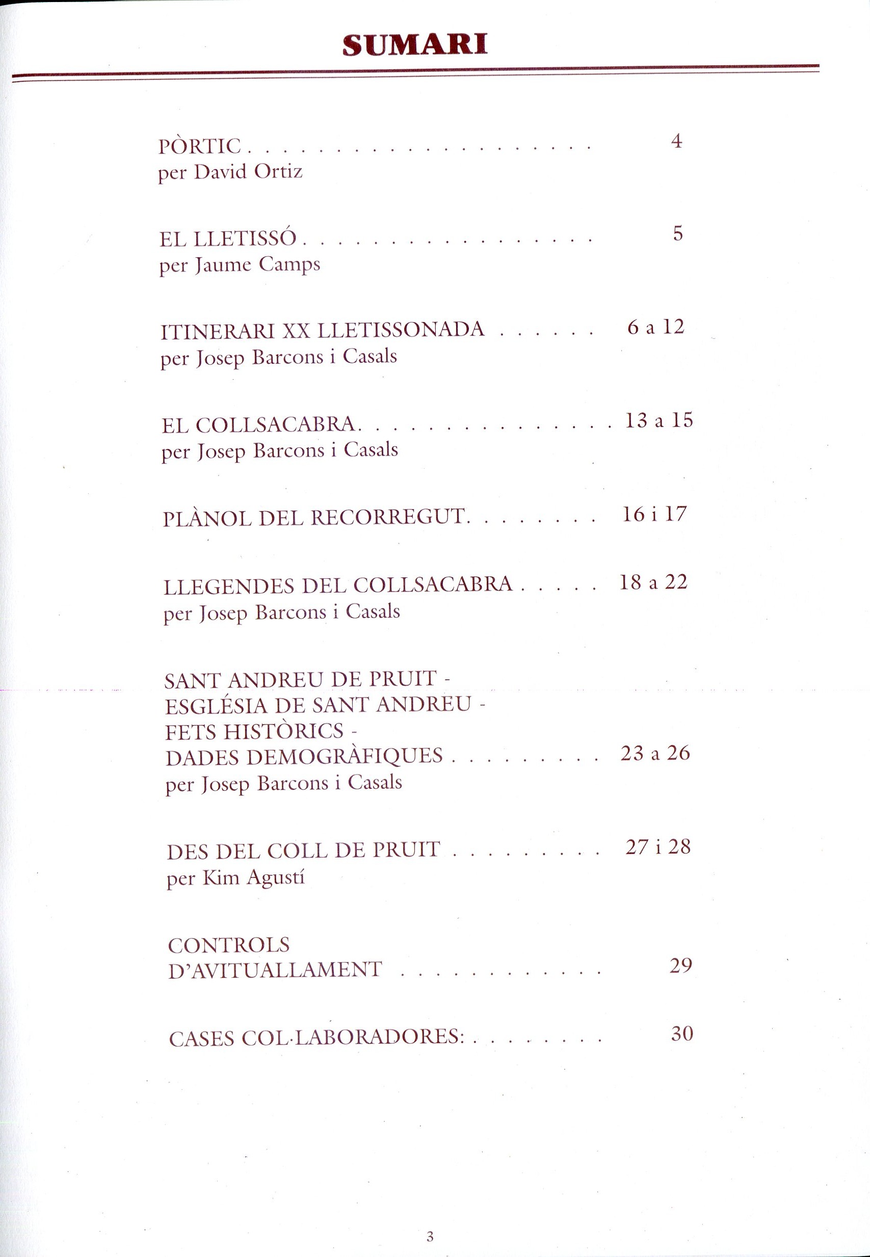 XX Lletissonada : St. Esteve d'En Bas : Camí de la Portella - Sant Andreu de Pruit - Coll d'Úria - En Bas - Miniatura 2