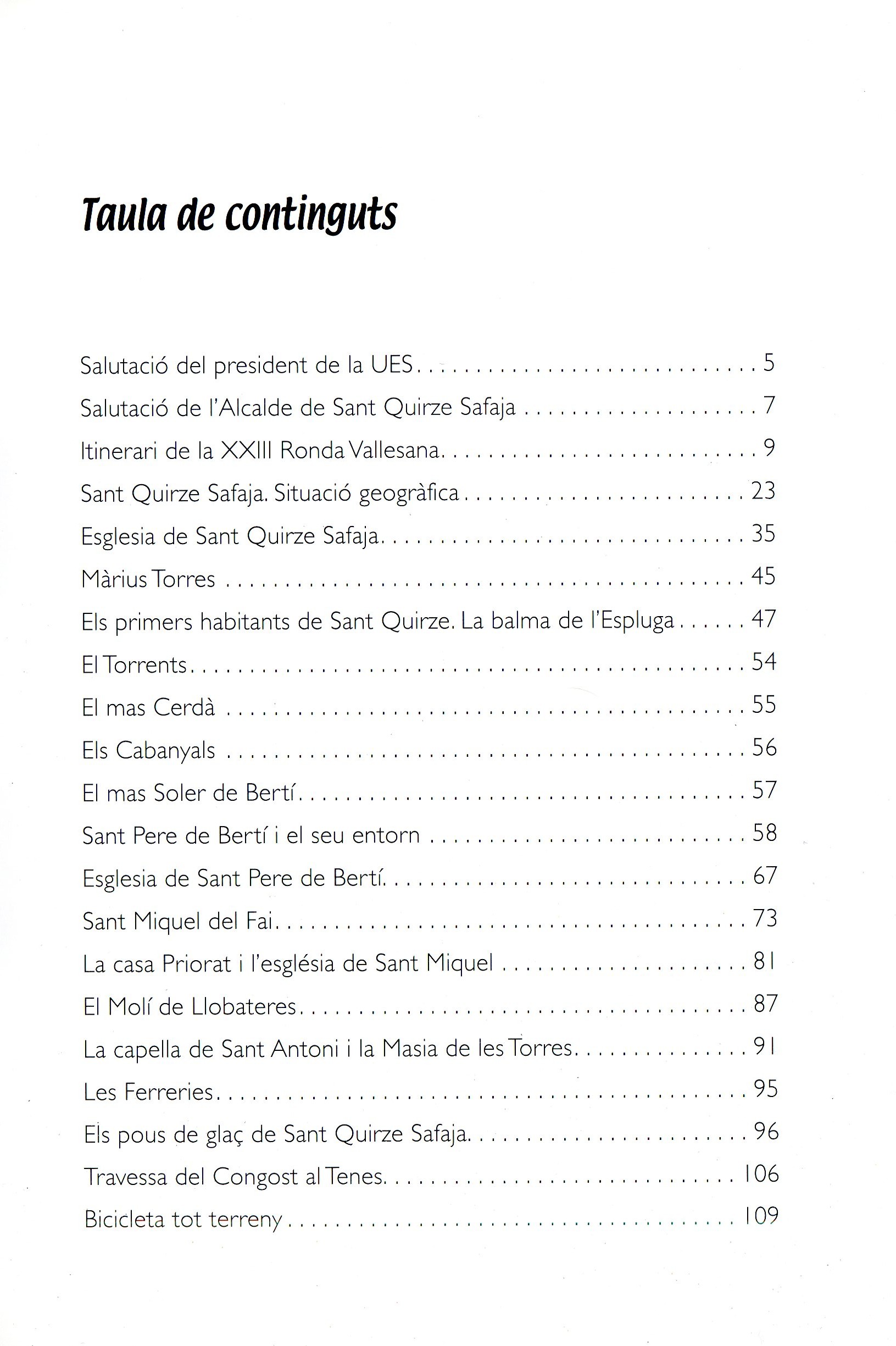 XXIII Ronda Vallesana : Sant Quirze de Safaja : 27 d'octubre del 2002 - Miniatura 2
