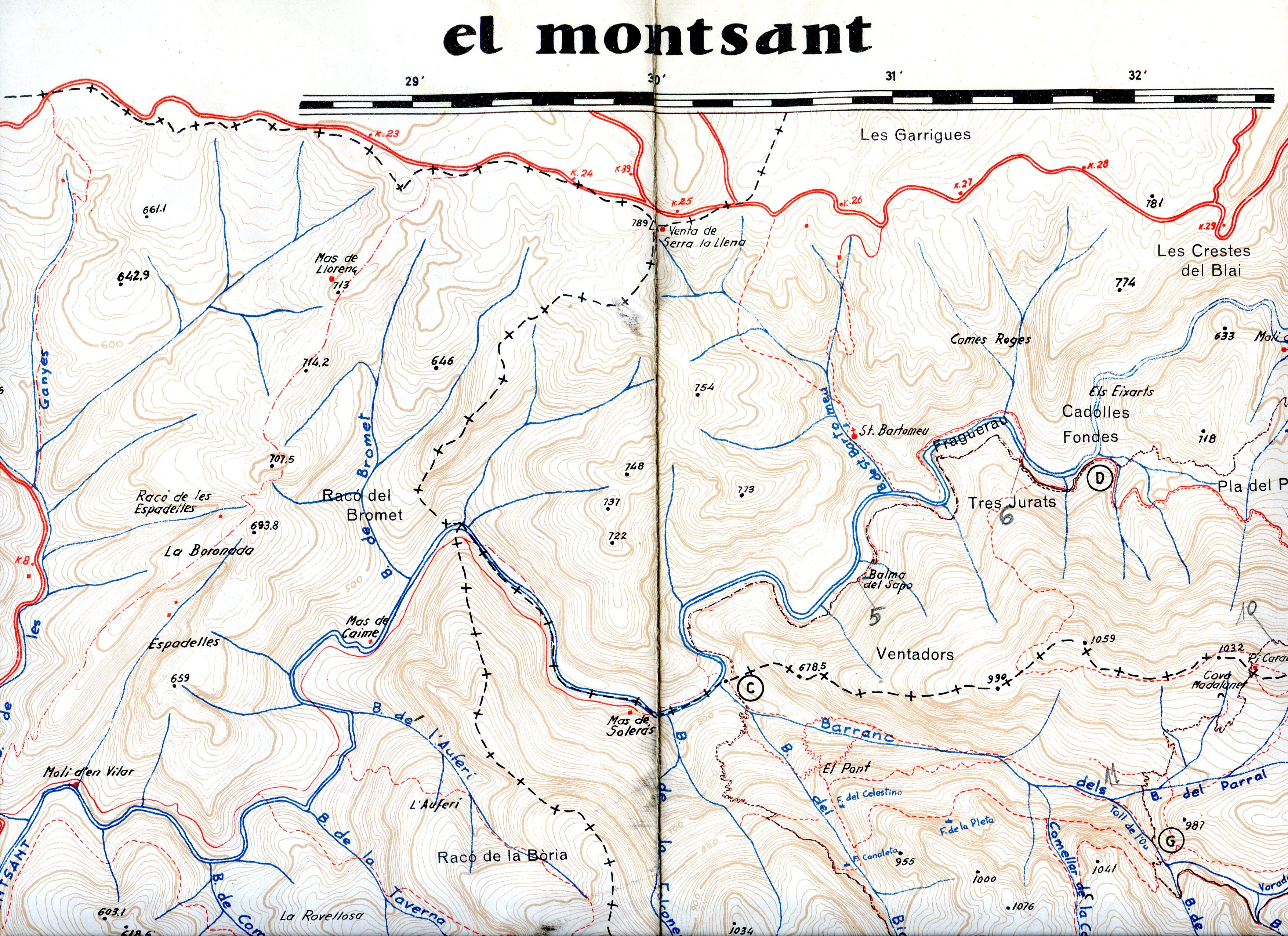 Croquis de la XXVII Marcha Excursionista de Regularidad de Cataluña : XXI competición oficial regional por montaña - Miniatura 2