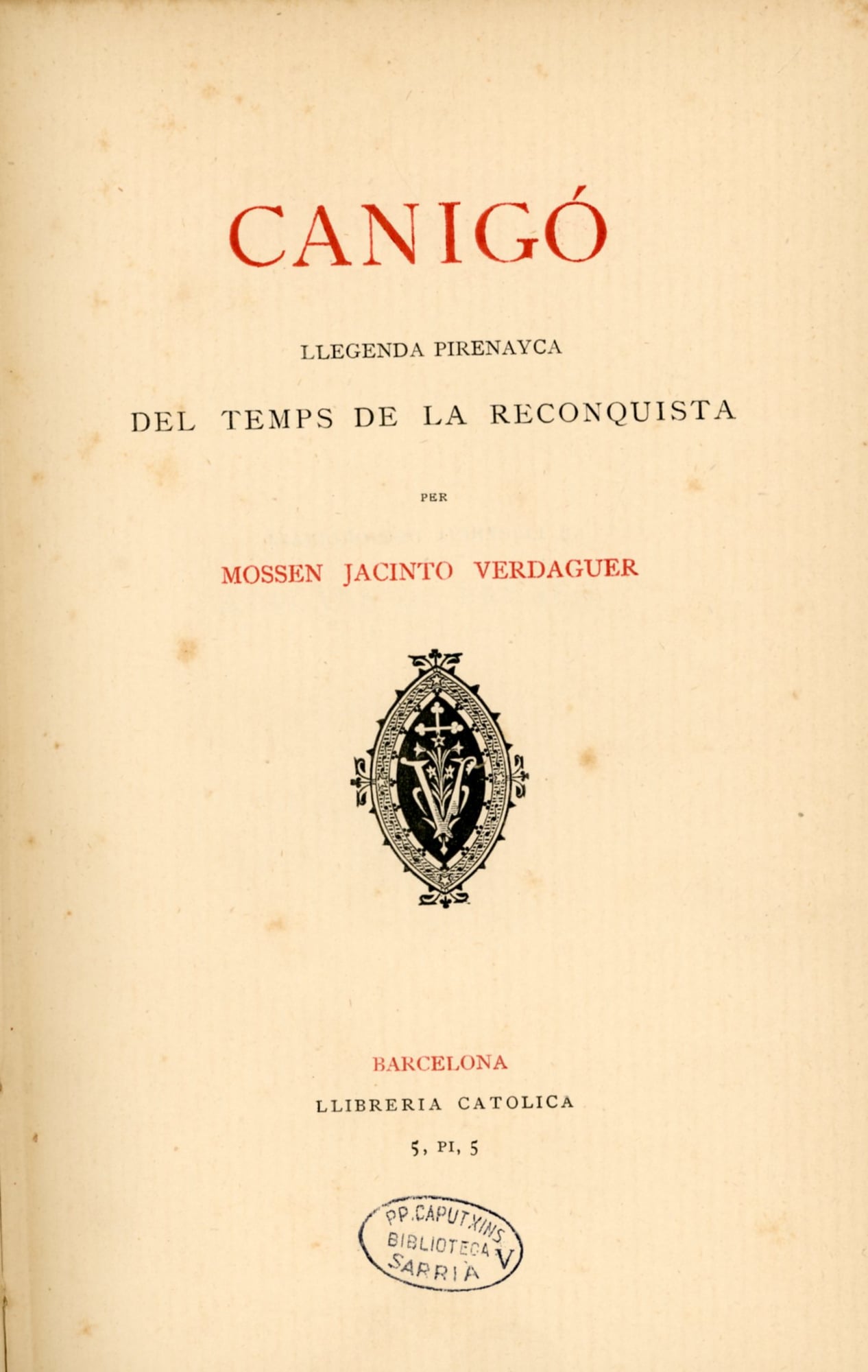 Canigó : Llegenda pirenayca del temps de la reconquista - Miniatura 2