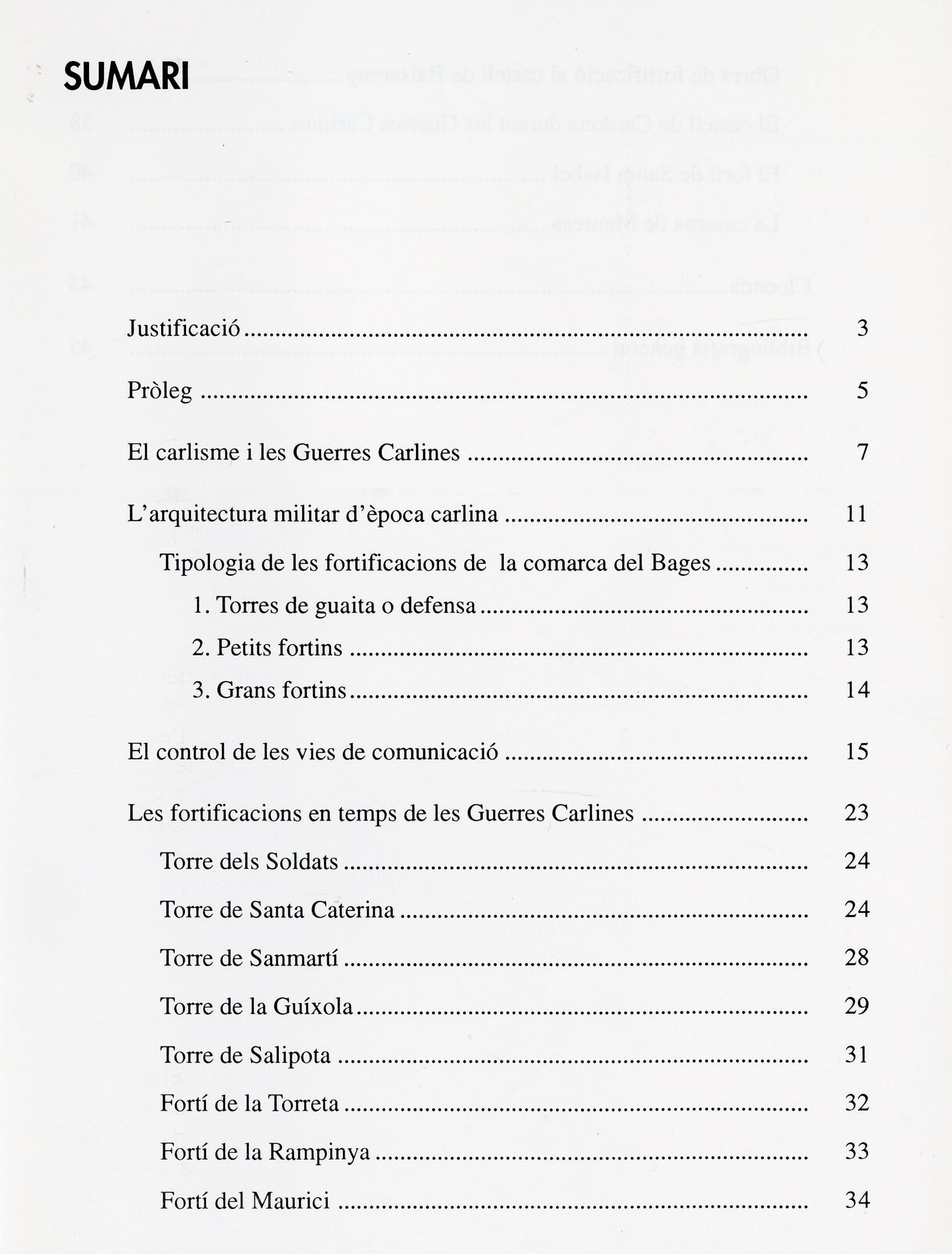 fortificació de la comarca del Bages en temps de les guerres carlines, La : Treball guardonat amb el premi "Excursionisme" 1994 - Miniatura 2