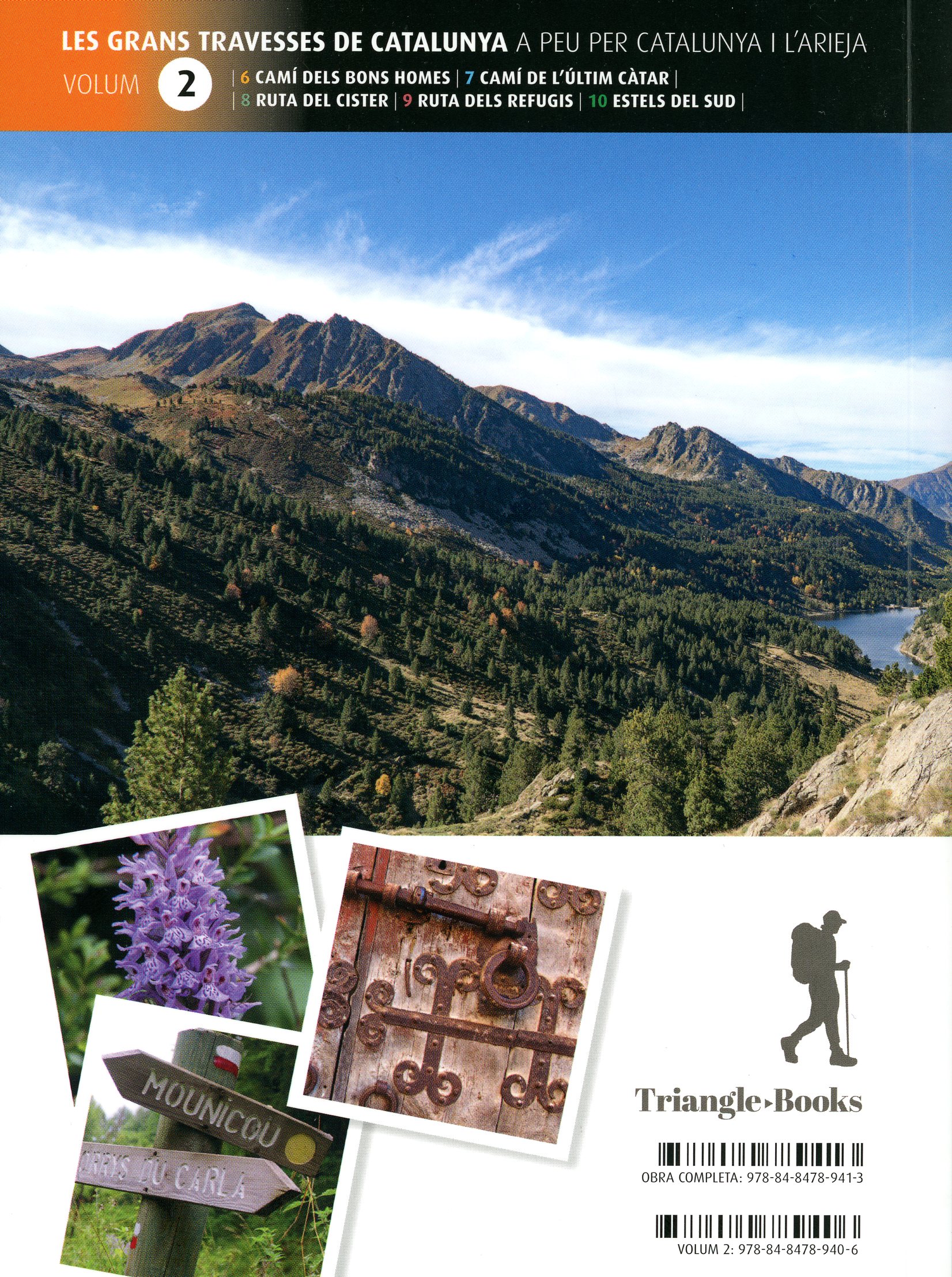 grans travesses de Catalunya, Les : A peu per Catalunya i l'Arieja : Volum 2 : 6 Camí dels Bons Homes 7 Camí de l'Últim Càtar 8 Ruta del Cister 9 Ruta dels Refugis 10 Estels del Sud - Miniatura 2