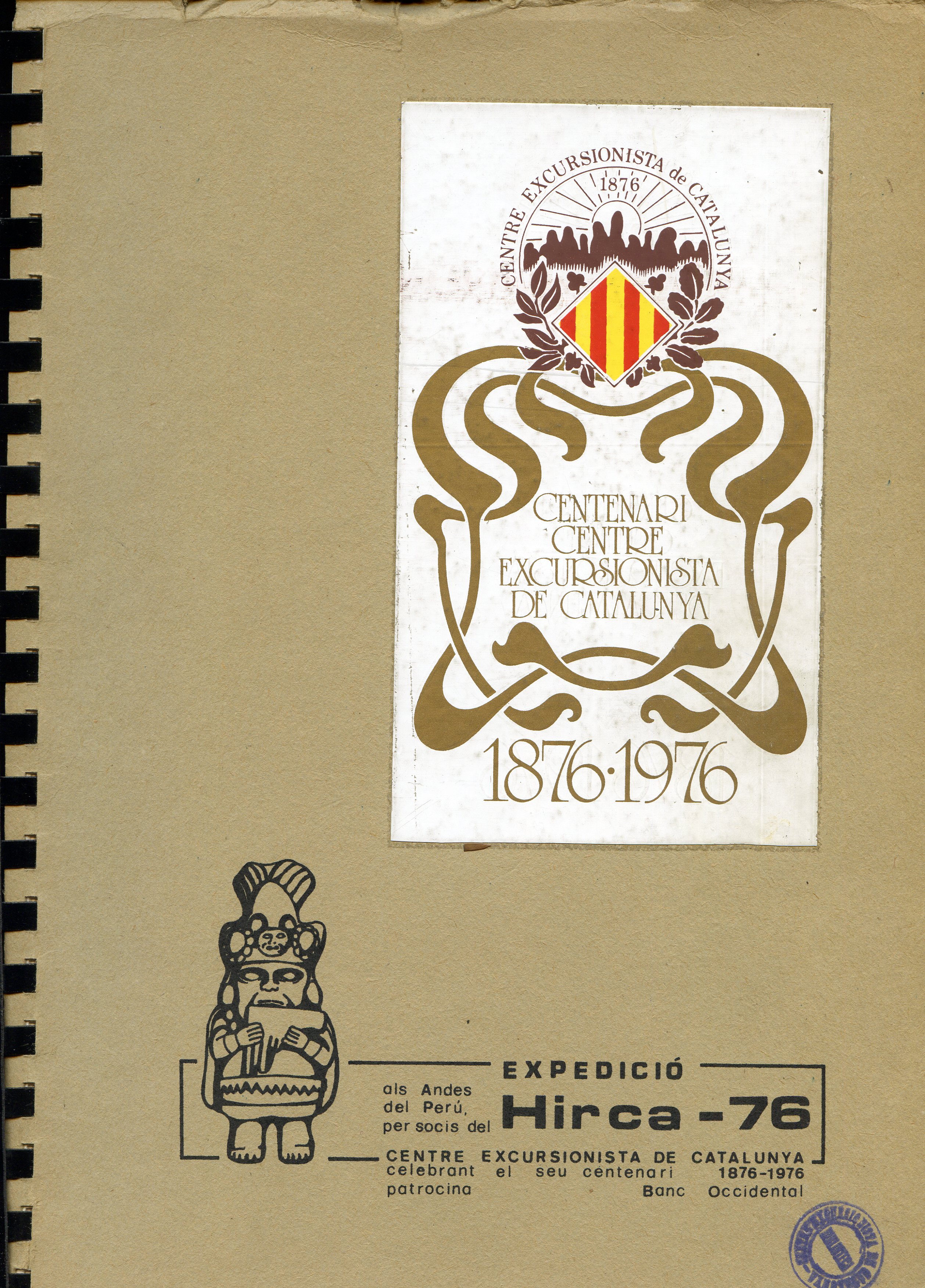 Expedició als Andes del Perú, per socis del sel Centre Excursionista de Catalunya Hirca - 76 - Portada