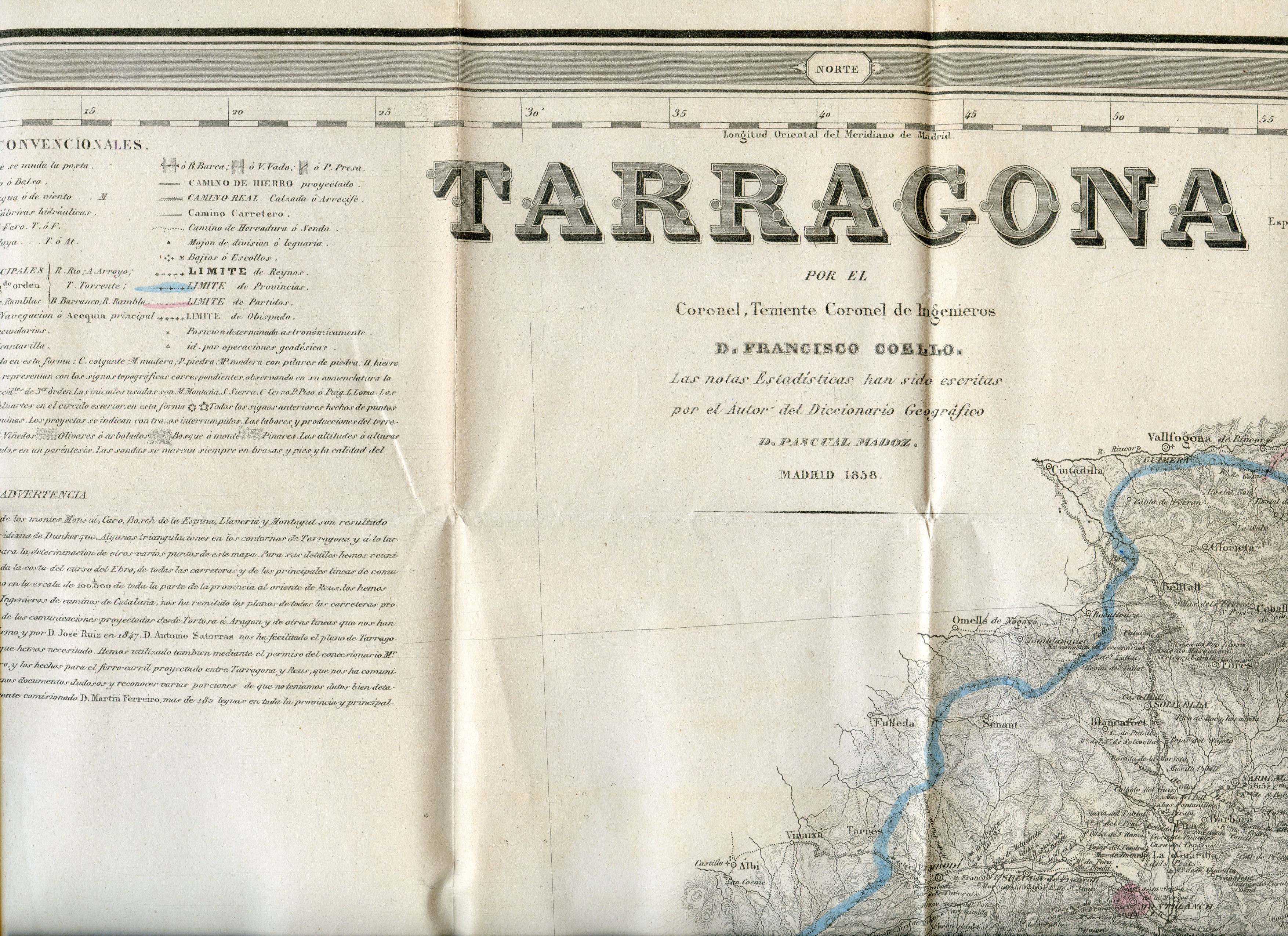 Atlas de España y sus posesiones de ultramar : Tarragona - Portada