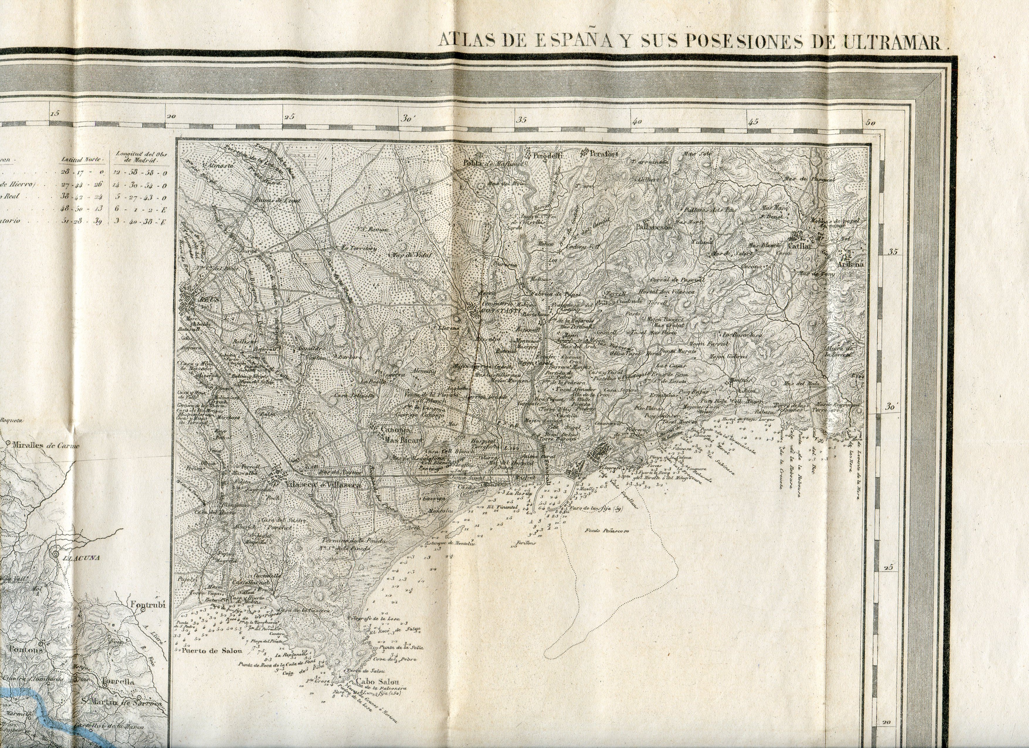 Atlas de España y sus posesiones de ultramar : Tarragona - Miniatura 2