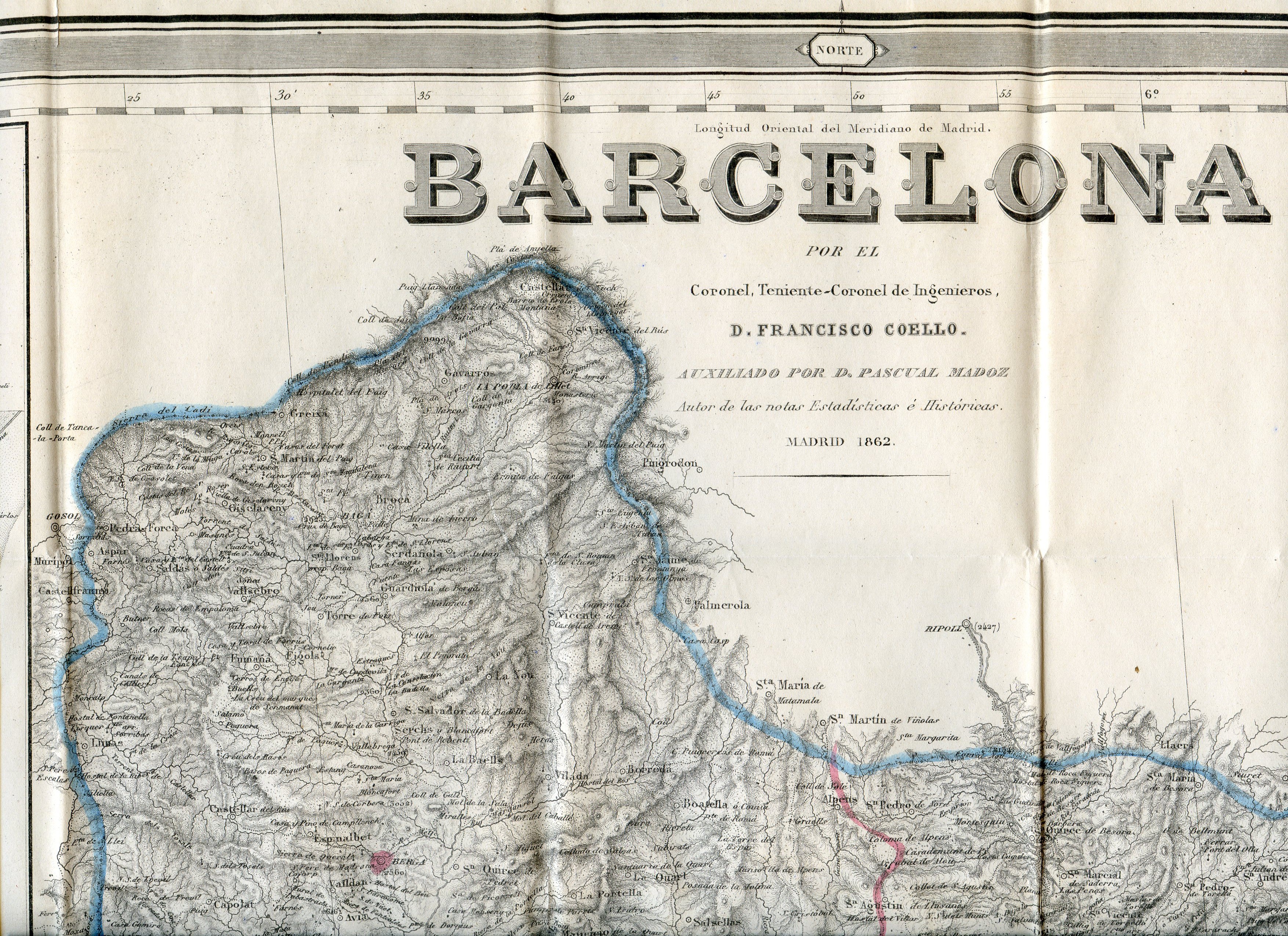 Atlas de España y sus posesiones de ultramar : Barcelona - Portada
