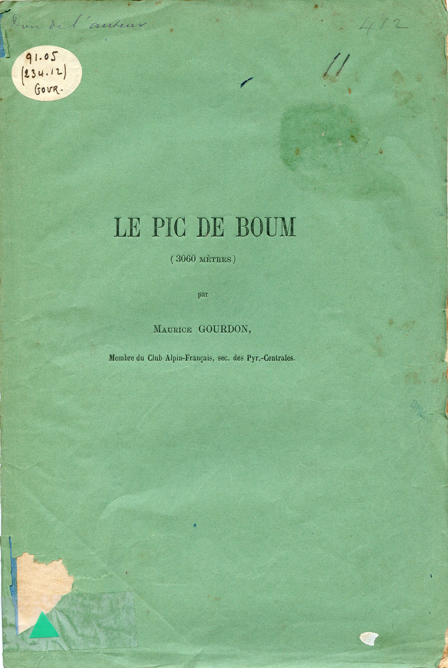 Pic de Boum, Le (3060 mètres) - Portada