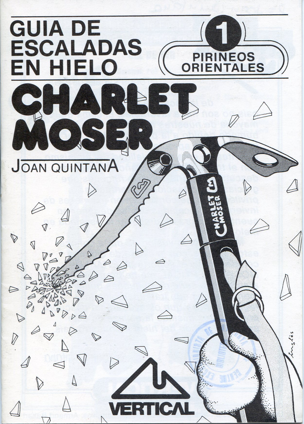 Guia de escaladas en hielo : 1 Pirineos Orientales - Portada