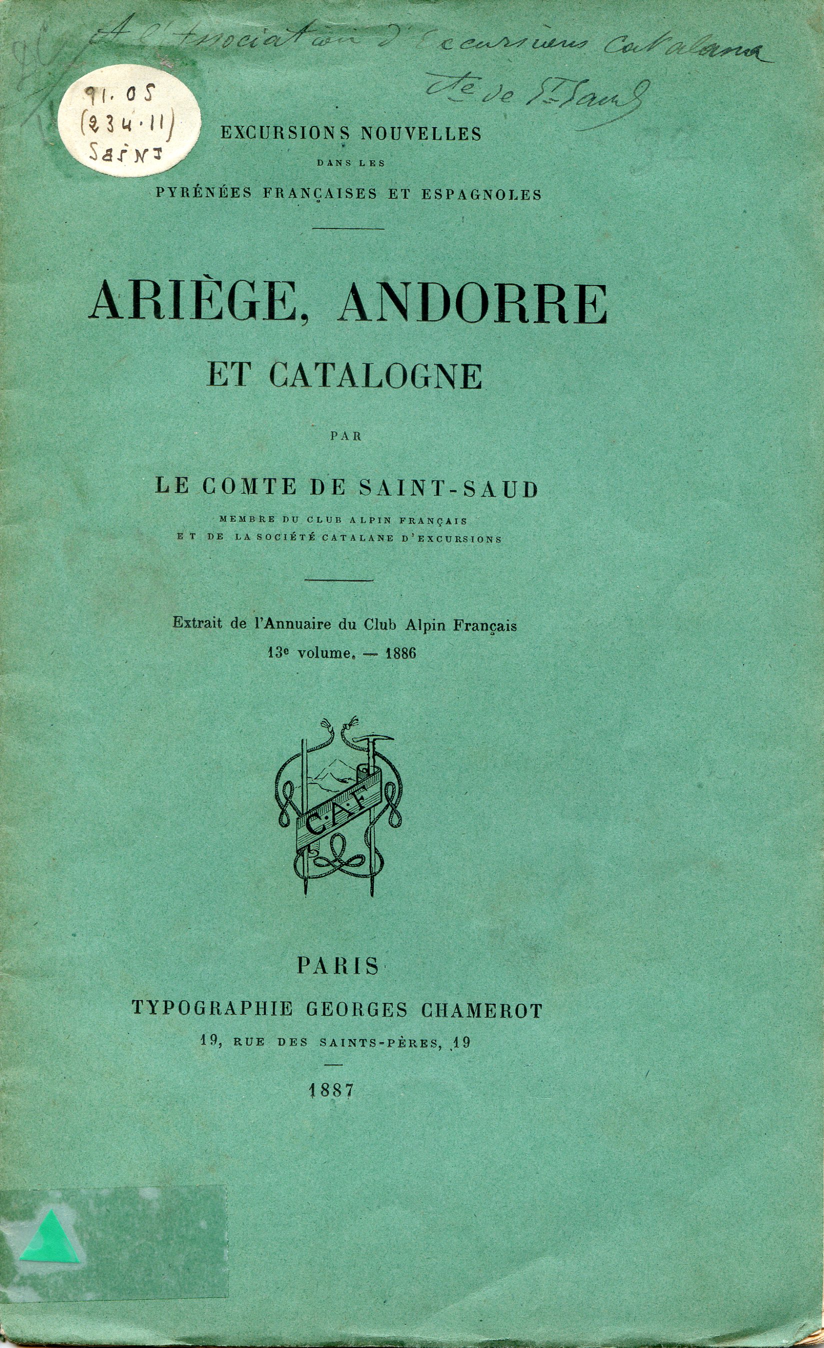 Ariège, Andorre et Catalogne - Portada
