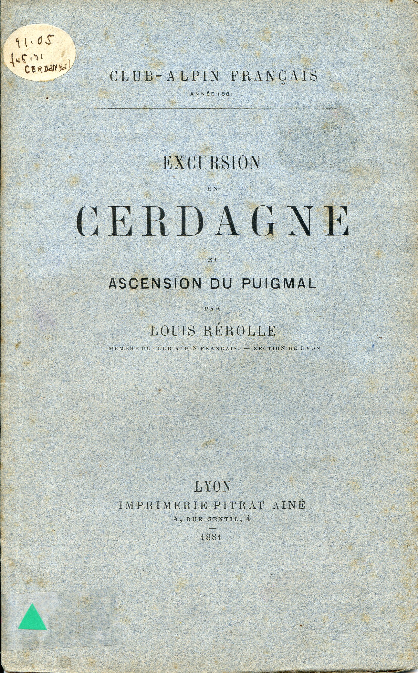 Excursion en Cerdagne et ascension du Puigmal - Portada