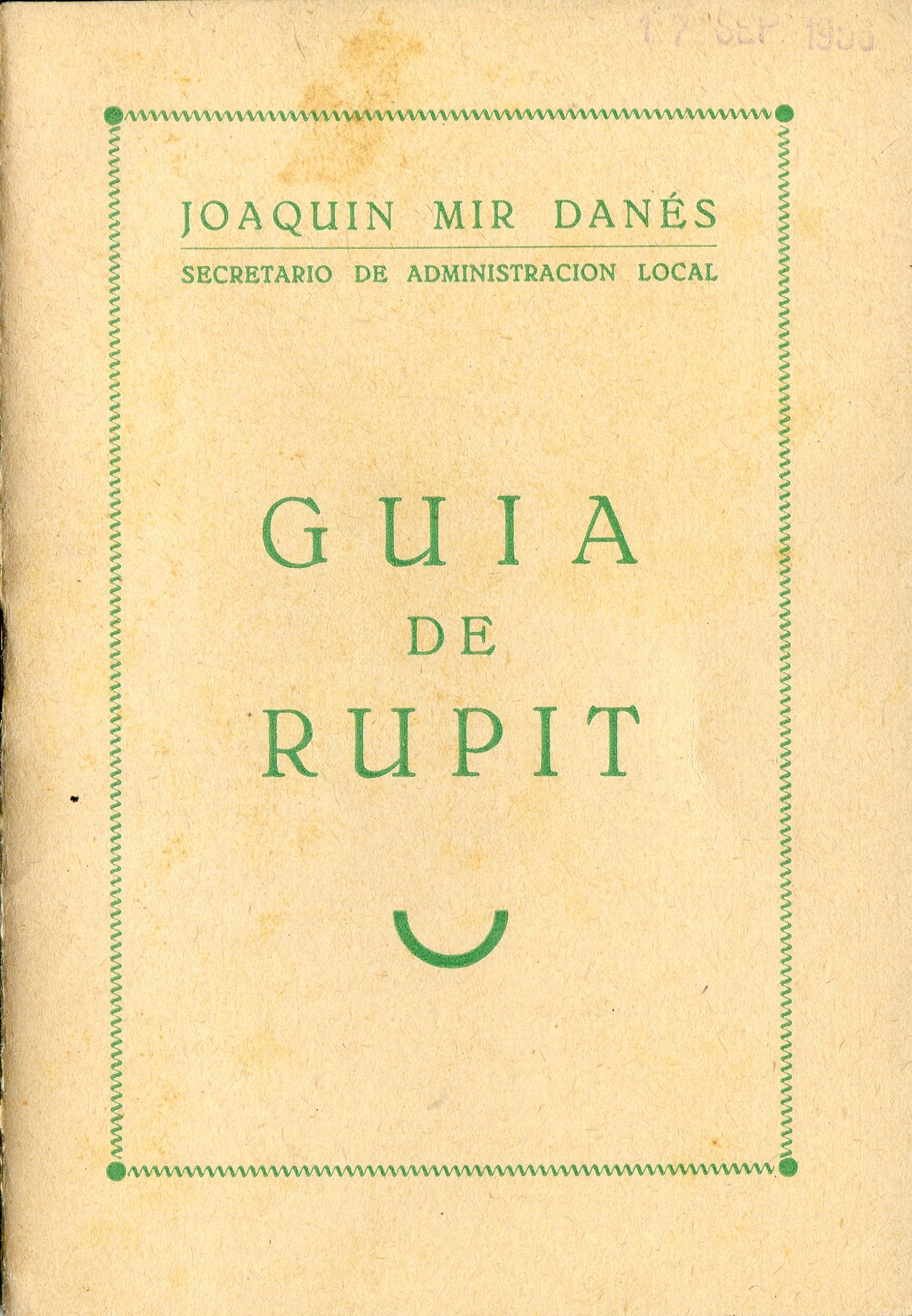 Guia de Rupit - Portada