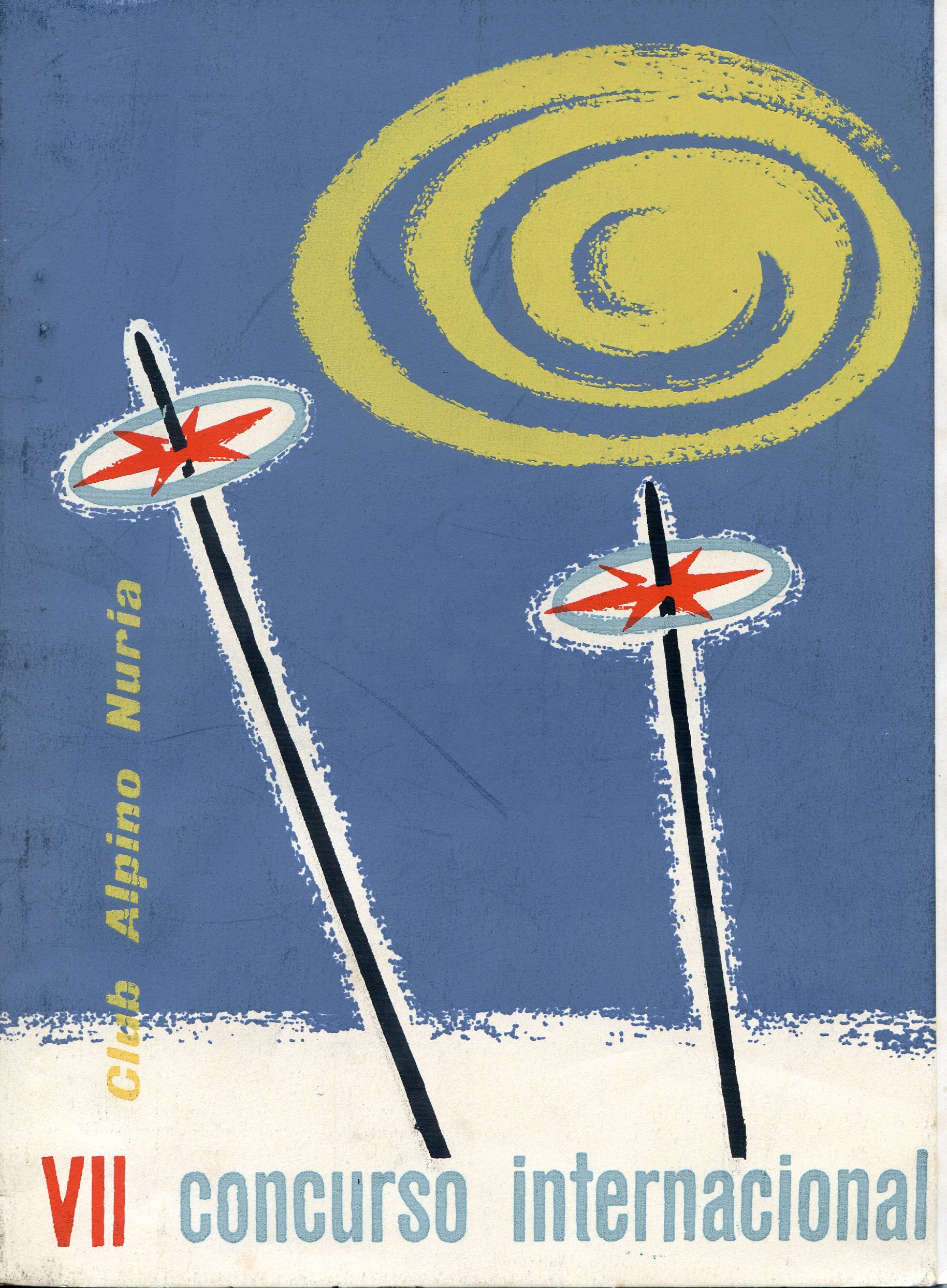 Programa oficial del VII Gran Premio Internacional de Esquí : Copa Ciudad de Barcelona : Medalla de Oro del C. A. Nuria - Portada