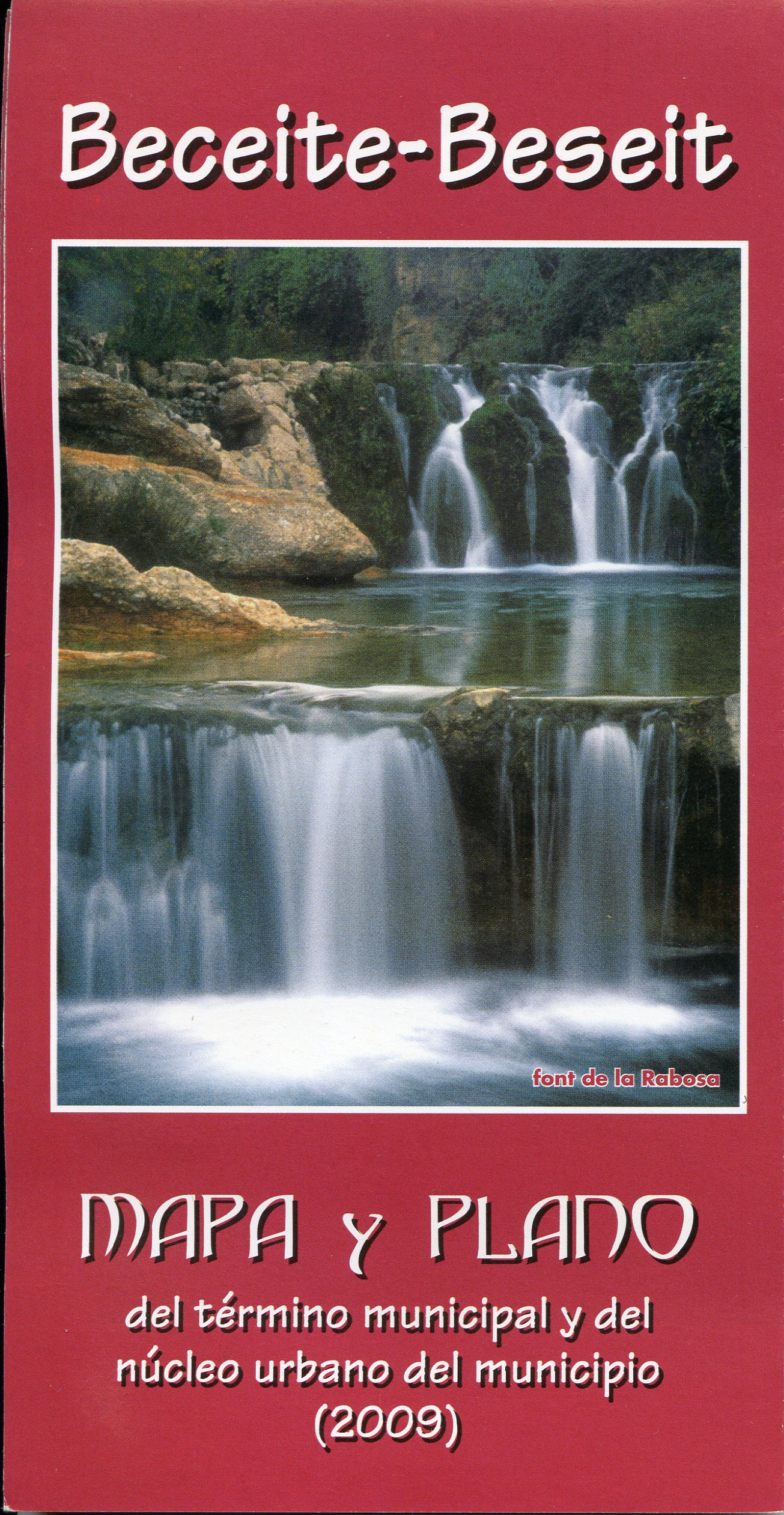 Beceit-Beseit : Mapa y plano del término municipal y delnúcleo urbano del municipio - Portada