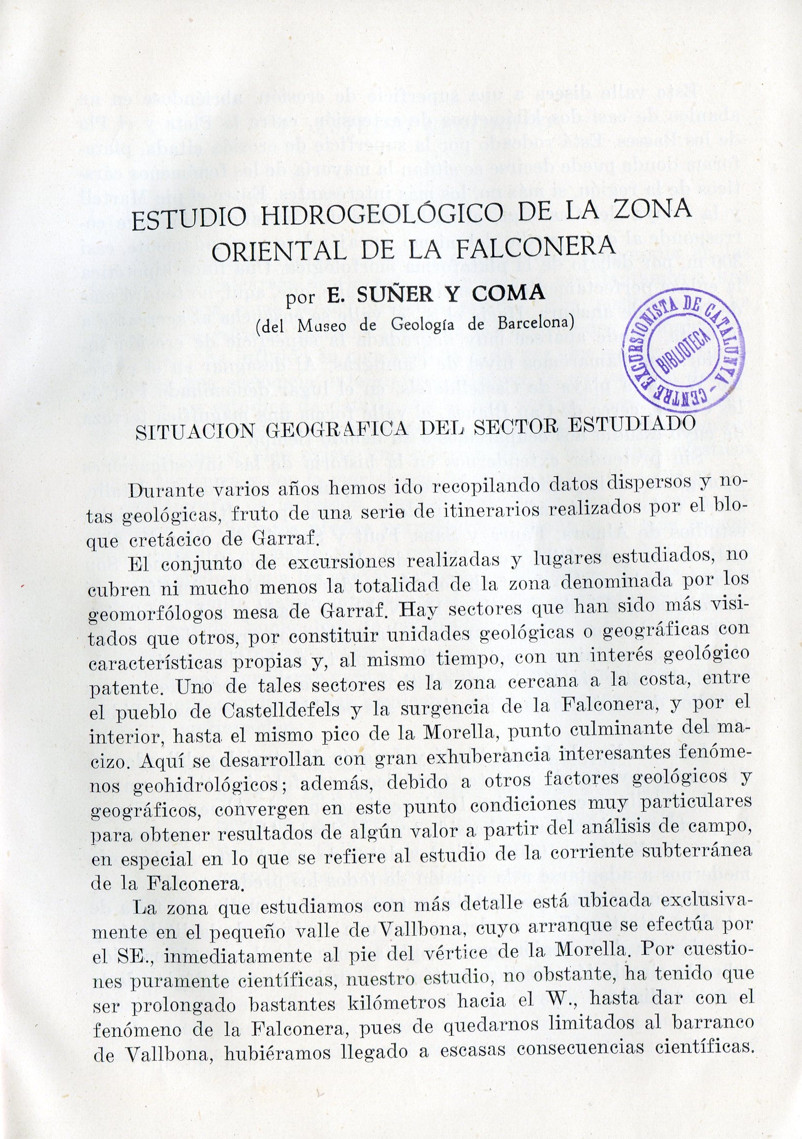 Estudio hidrológico de la zona oriental de La Falconera - Miniatura 2