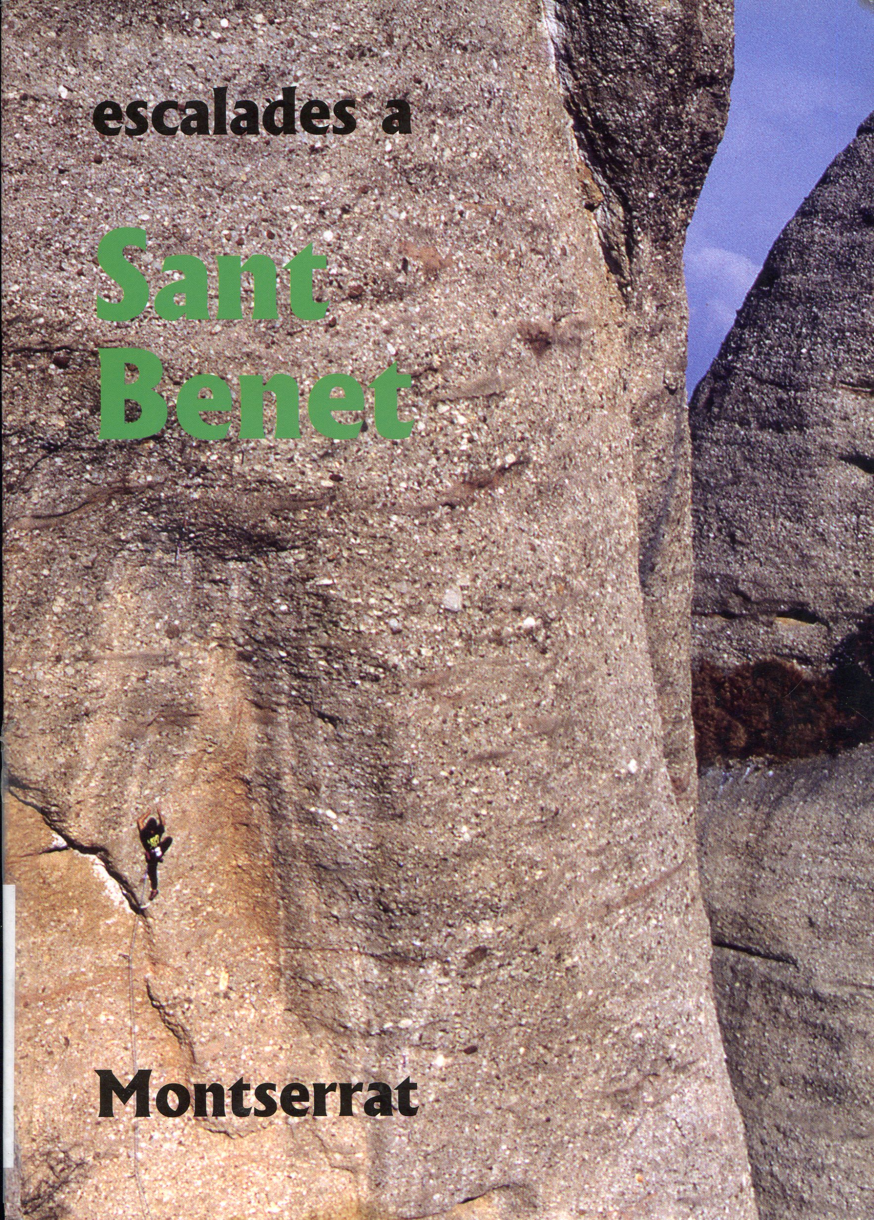 Escalades a Sant Benet : Montserrat - Portada