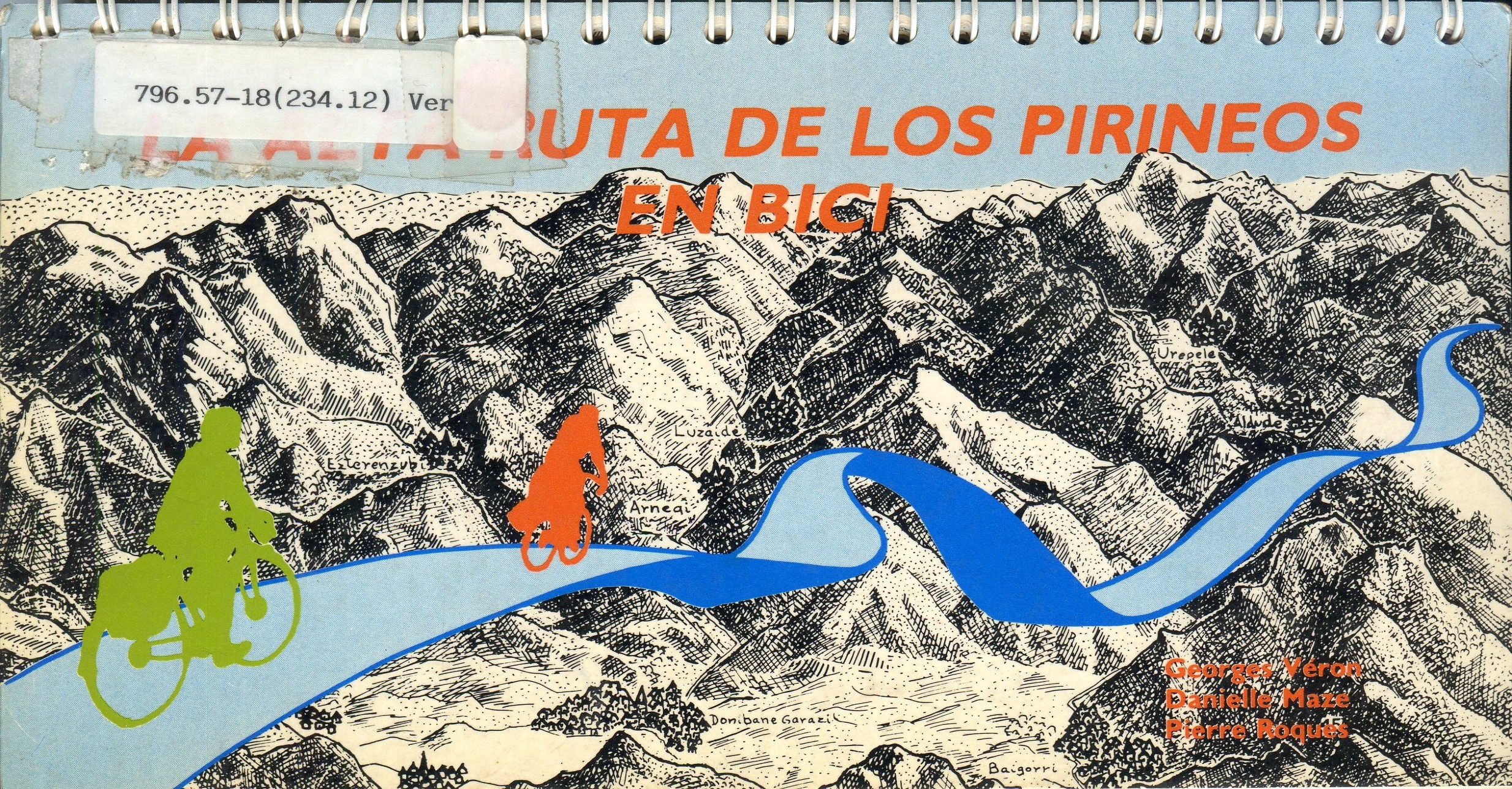 Alta Ruta de los Pirineos en bici, La - Portada