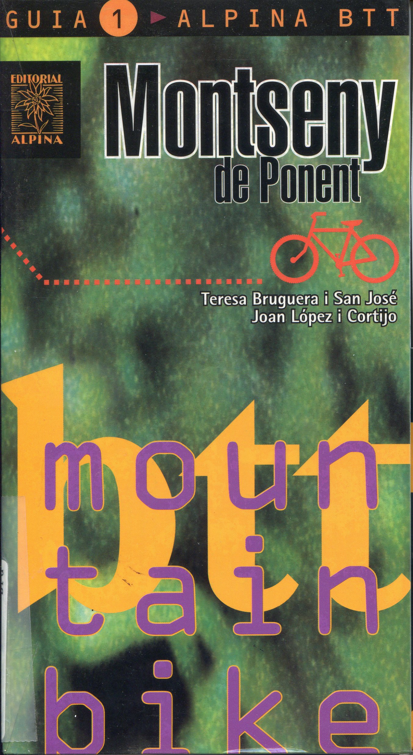 Montseny de Ponent : btt mountain bike - Portada