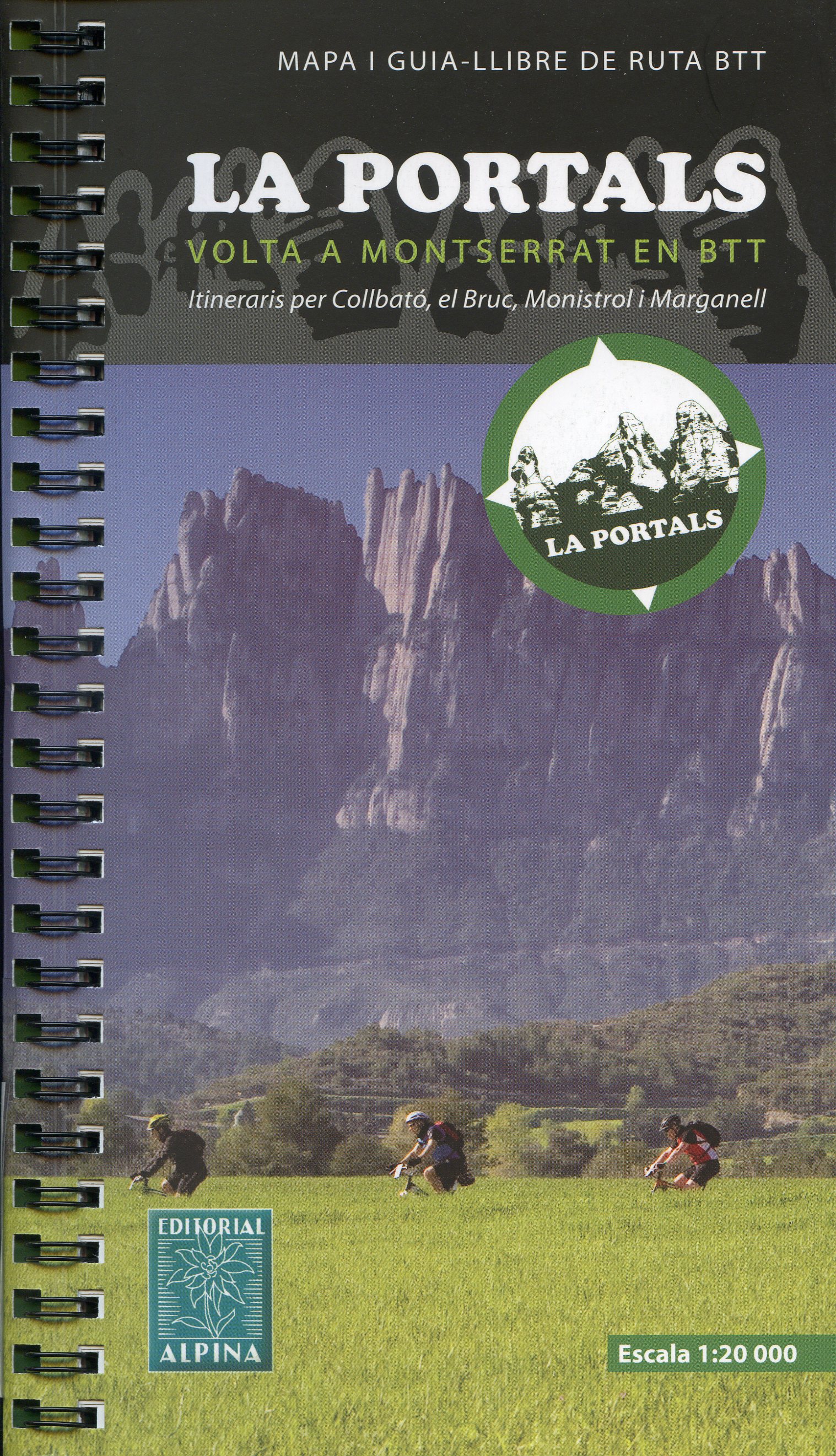 Portals, La : Volta a Montserrat en BTT. Itineraris per Collbató, el Bruc, Monistrol i Marganell - Portada