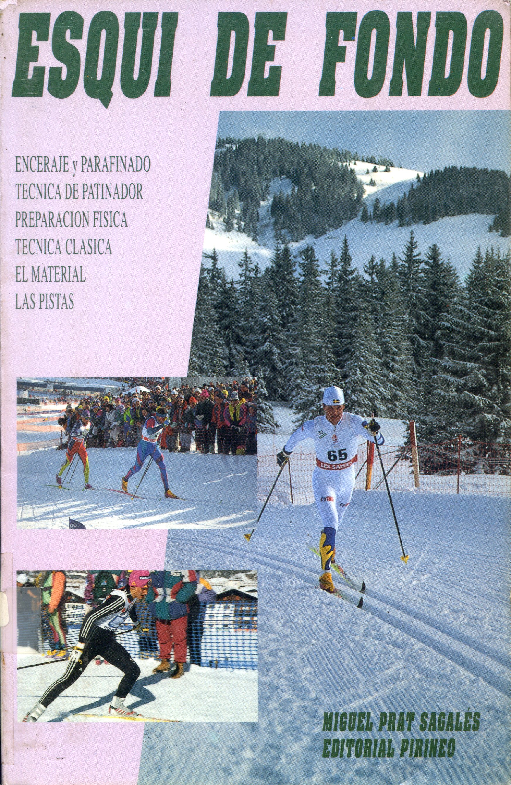 Esquí de fondo : Enceraje y parafinado · Técnica de patinador · Preparación física · Técnica clásica · El material · Las pistas - Portada