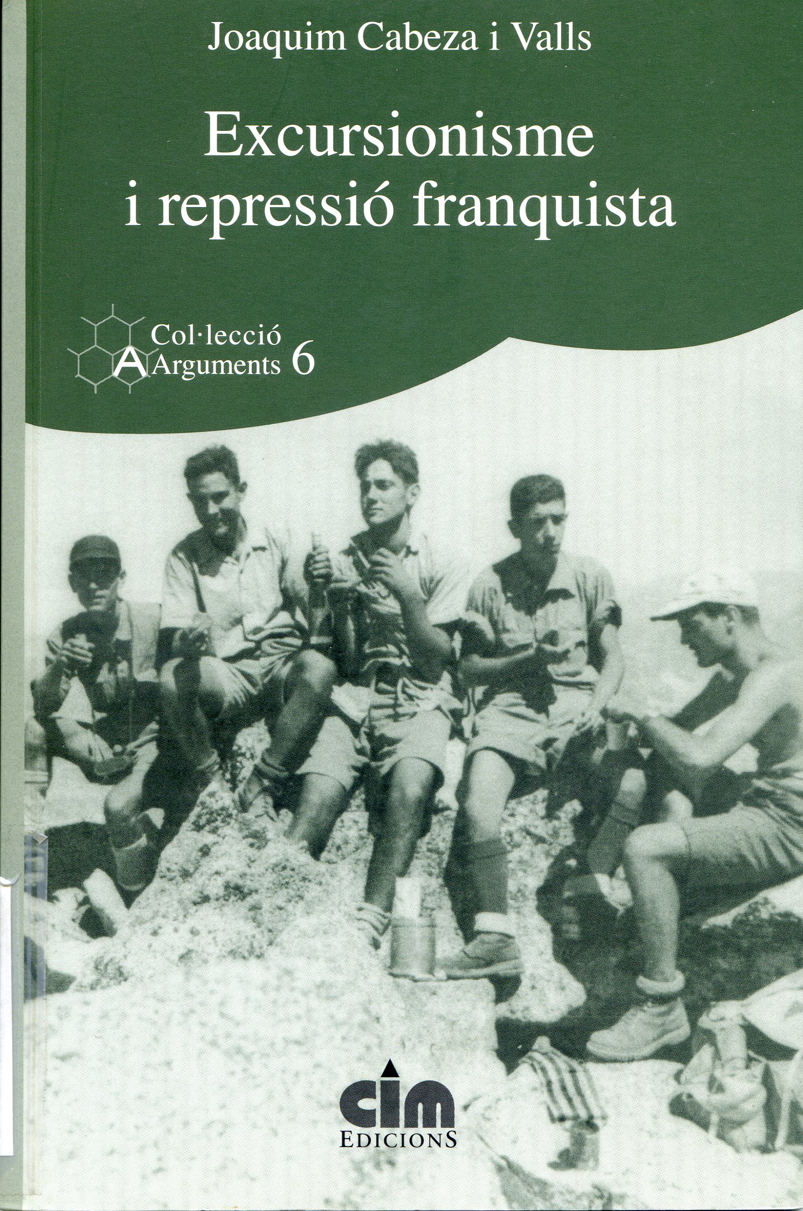 Excursionisme i repressió franquista - Portada