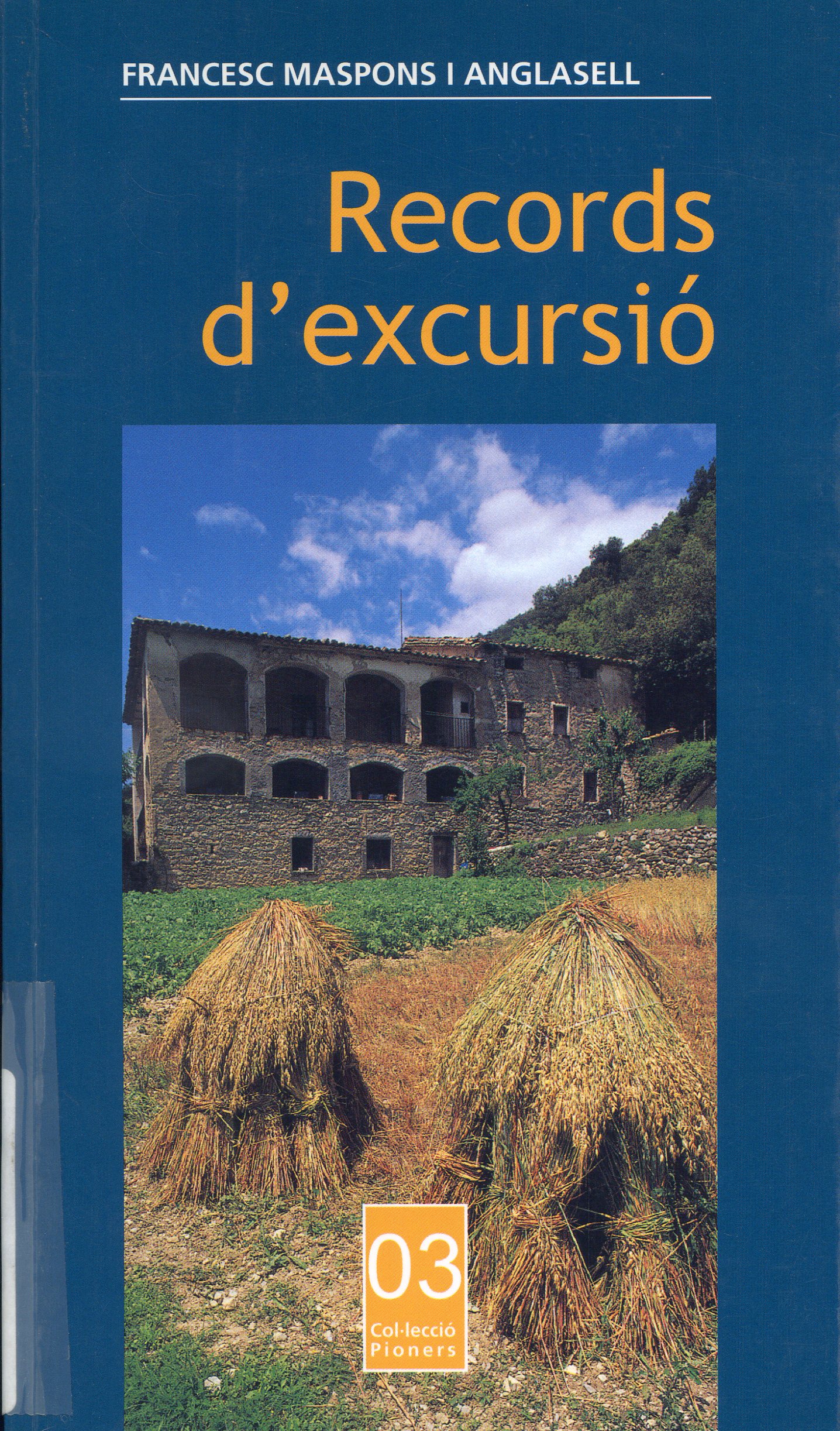 Records d'excursió - Portada