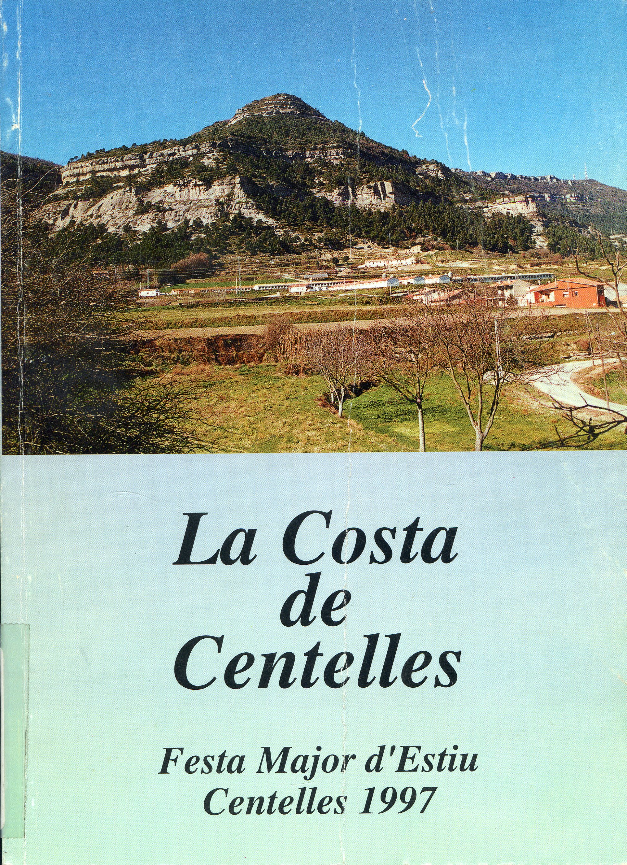 Costa de Centelles, La : Festa Major d'Estiu Centelles 1997 - Portada