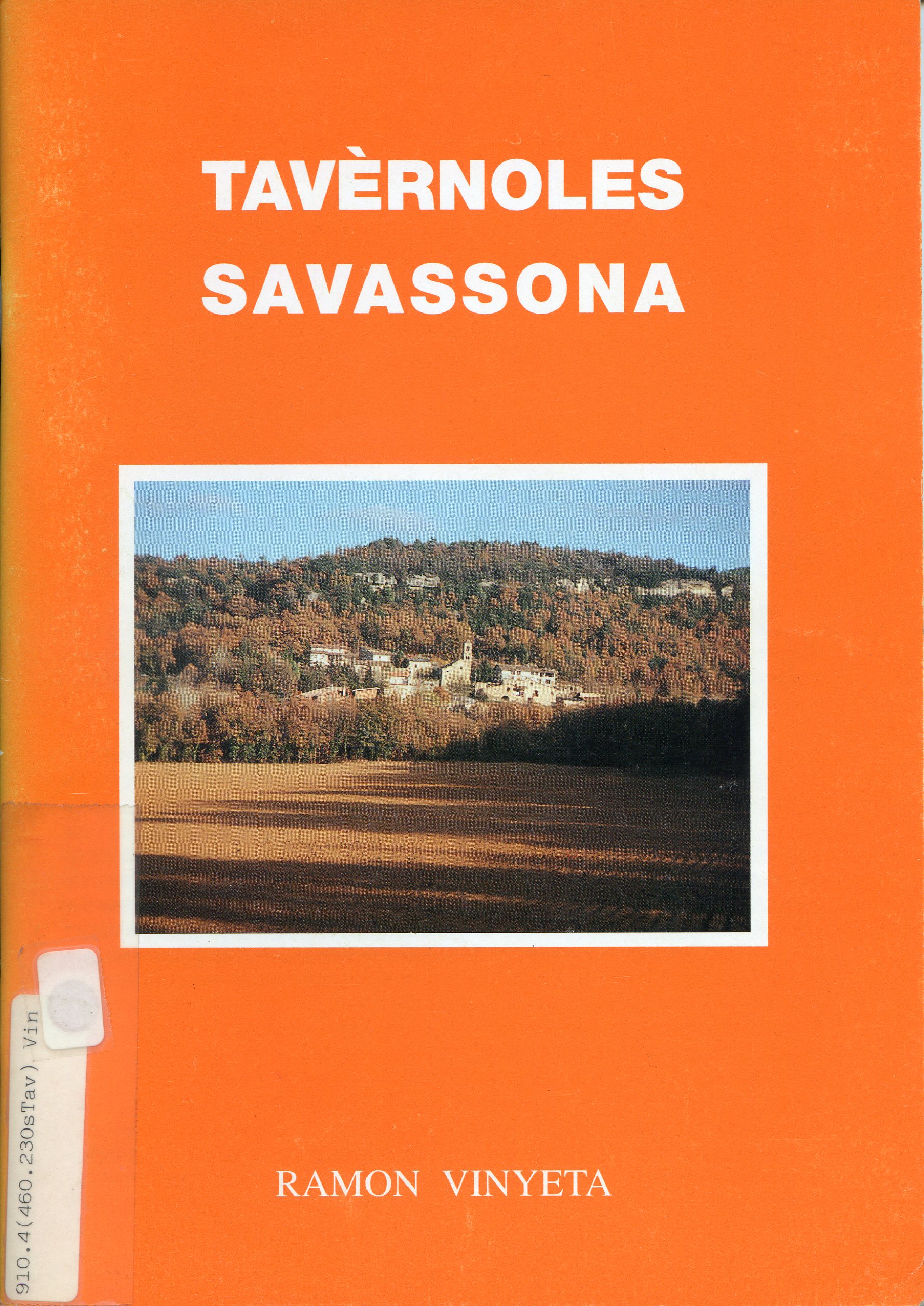 Tavèrnoles Savassona - Portada
