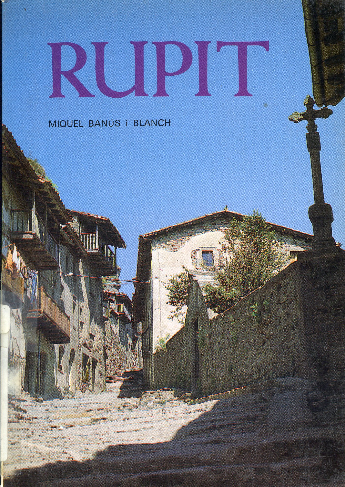 Rupit : Pàgines de la seva història - Portada