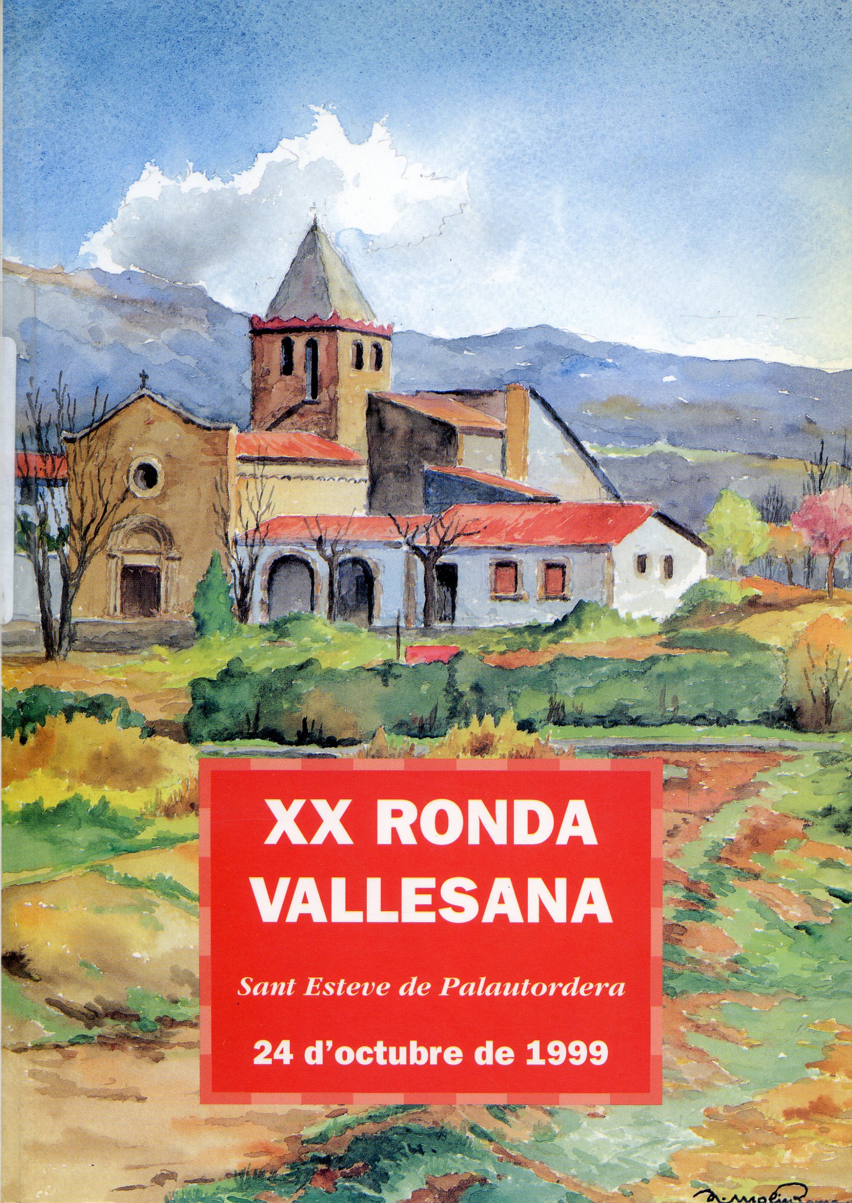 XX Ronda Vallesana : Sant Esteve de Palautordera : 24 d'octubre de 1999 - Portada