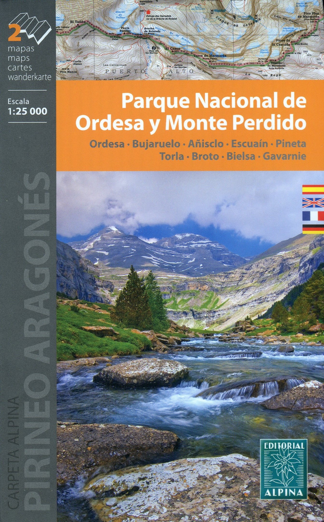 Parque Nacional de Ordesa y Monte Perdido : Ordesa·Bujaruelo·Añisclo·Escuaín·Pineta·Torla·Broto·Bielsa·Gavarnie - Portada
