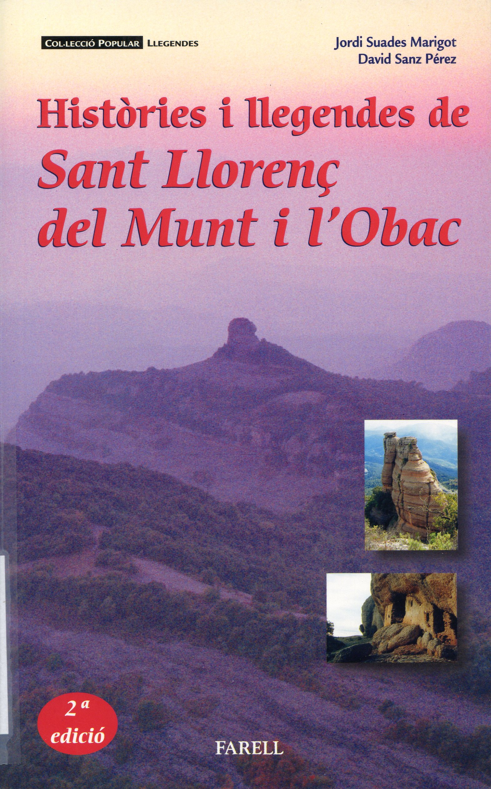 Històries i llegendes de Sant Llorenç del Munt i l'Obac - Portada